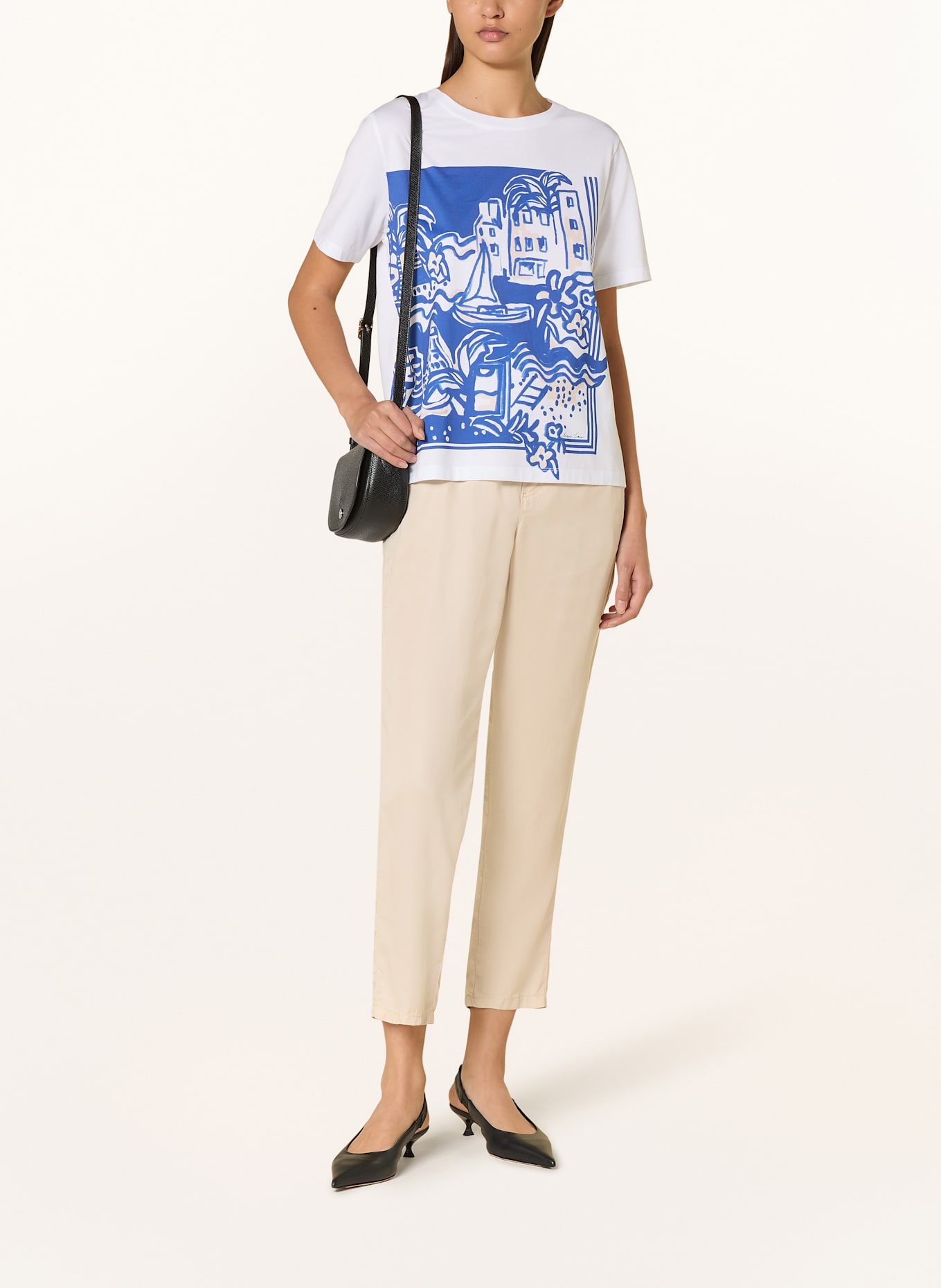 MARC CAIN T-shirt: 100 WHITE