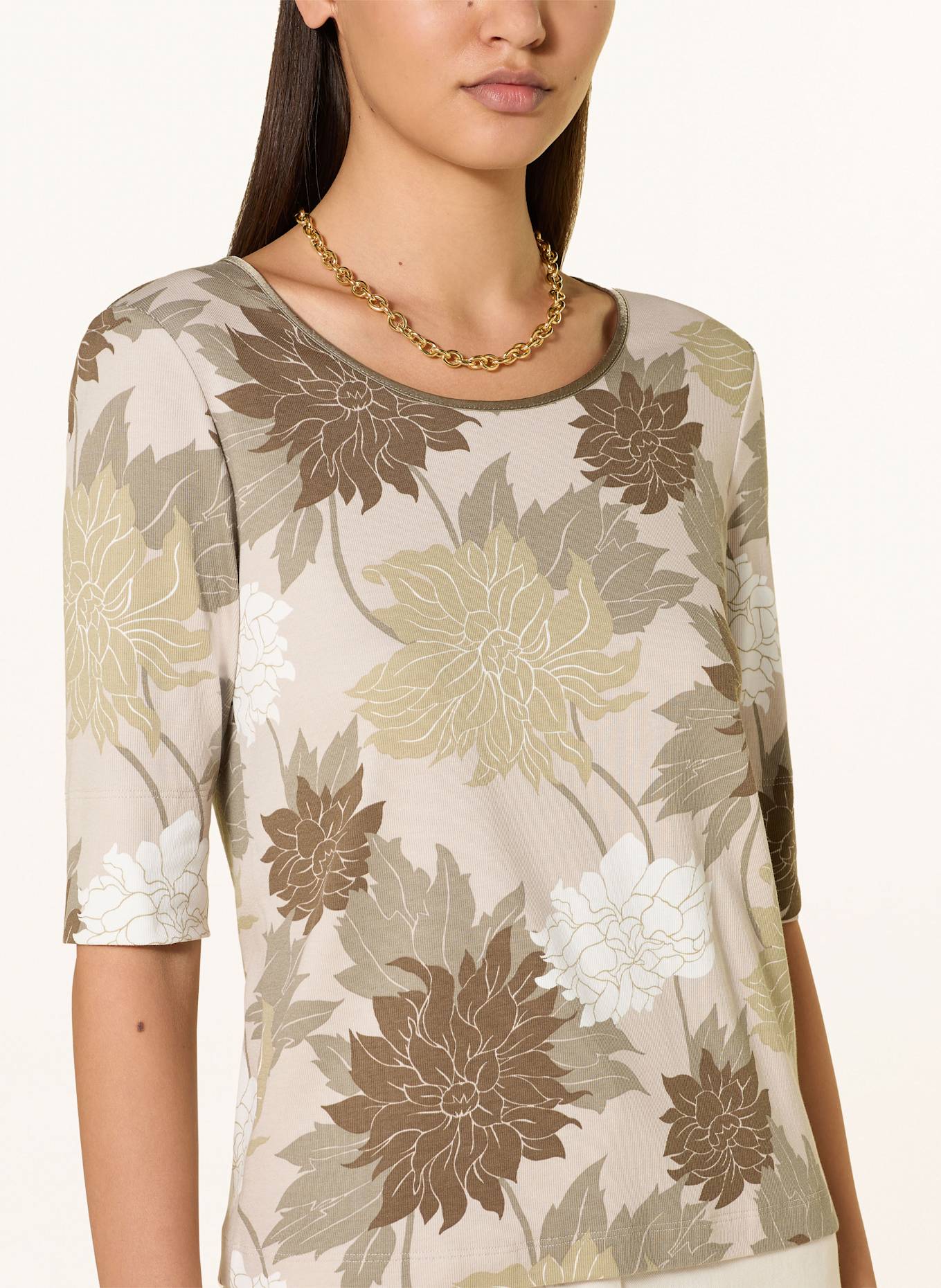 MARC CAIN T-Shirt: 127 deep pearl