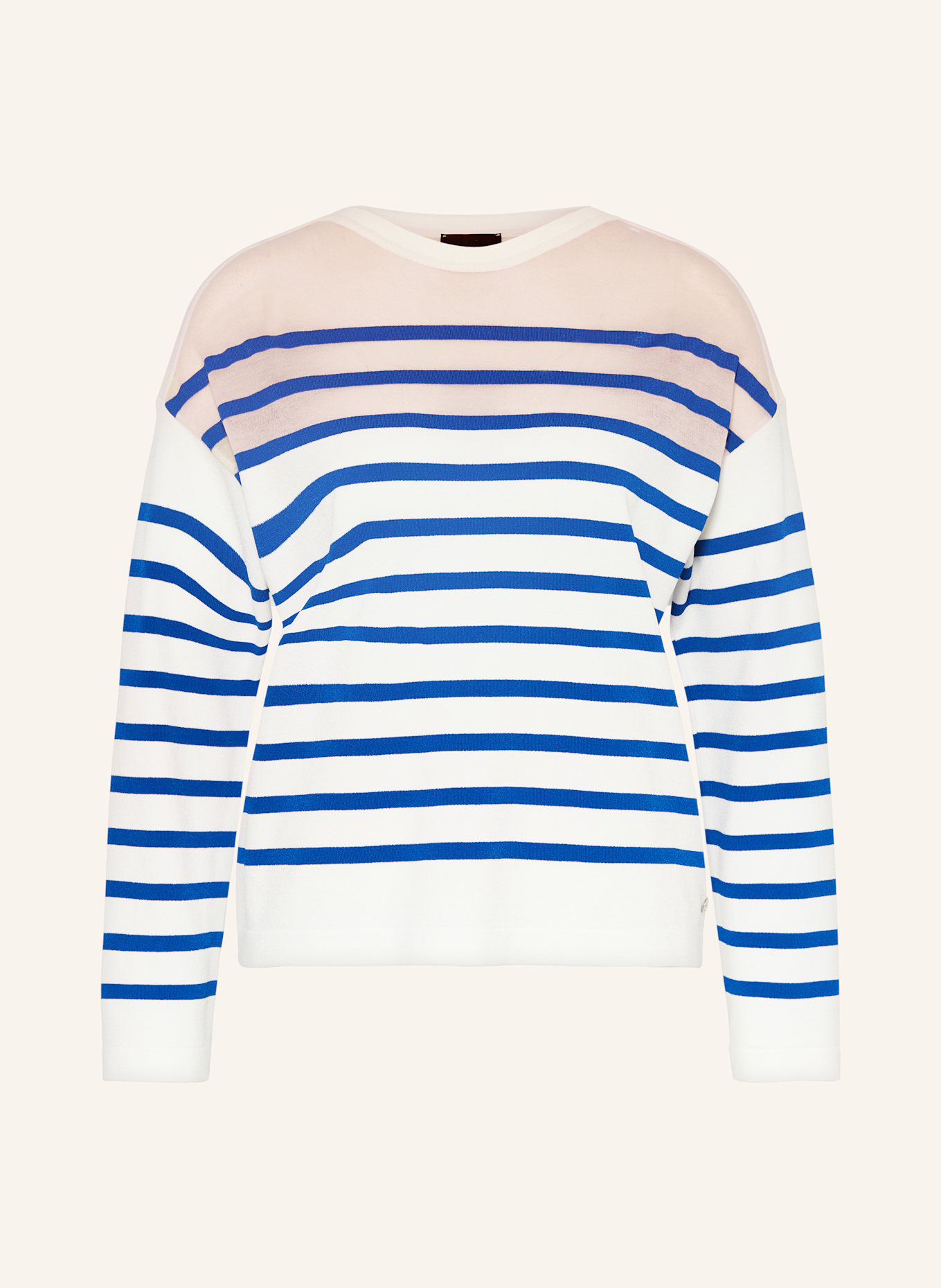 MARC CAIN Pullover: 366 gentian