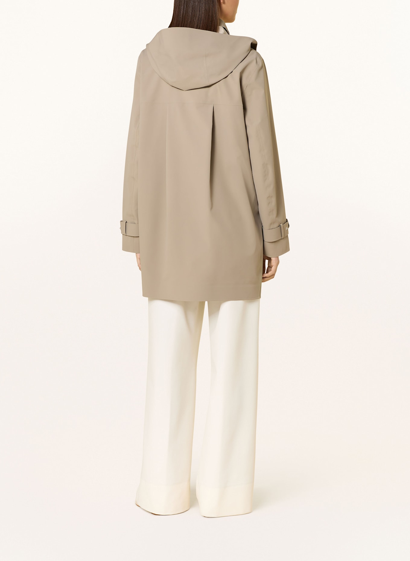 MARC CAIN Trenčkot s odnímatelnou kapucí: 581 sage powder