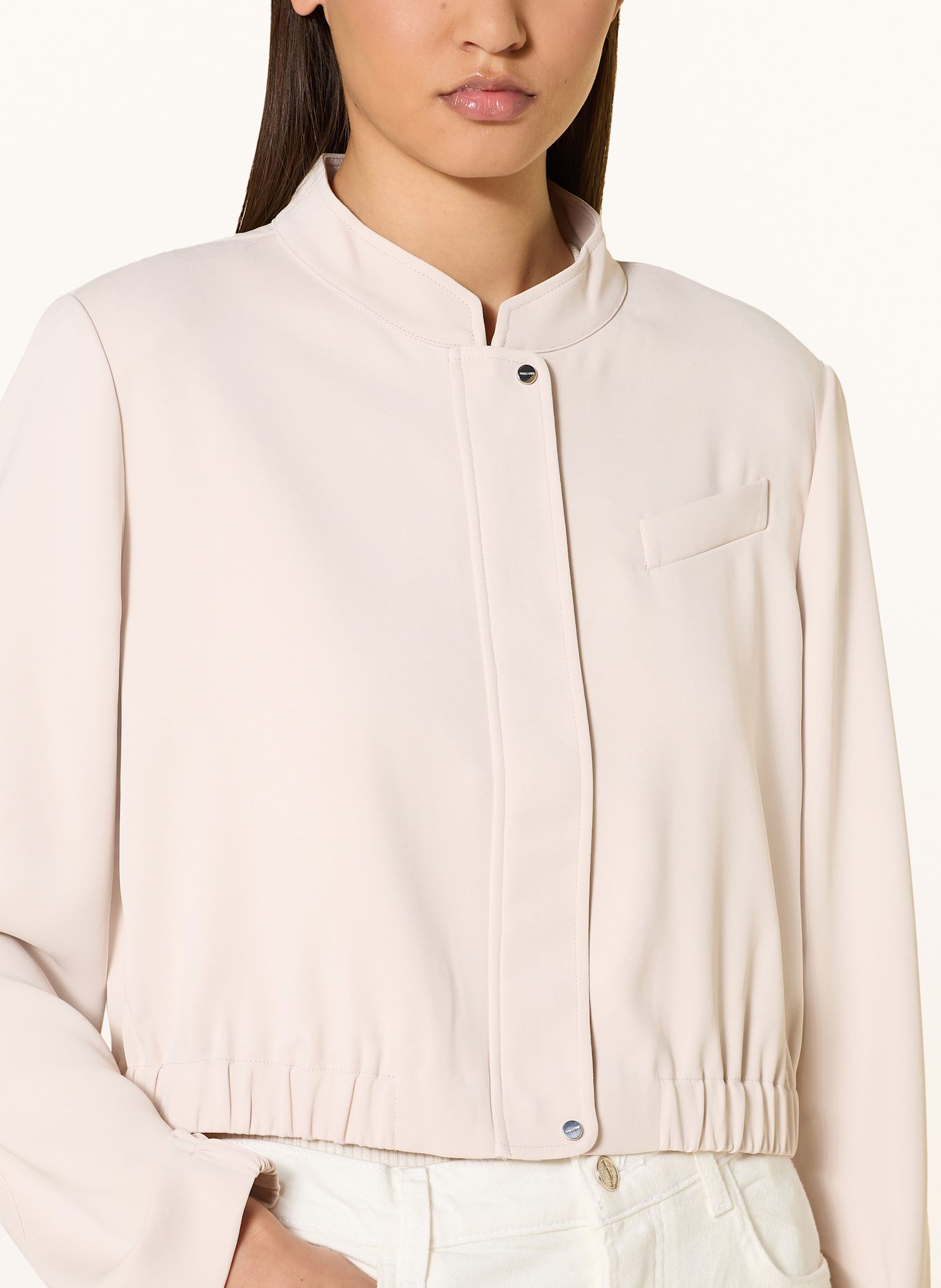 MARC CAIN Cropped-Blouson: 127 deep pearl