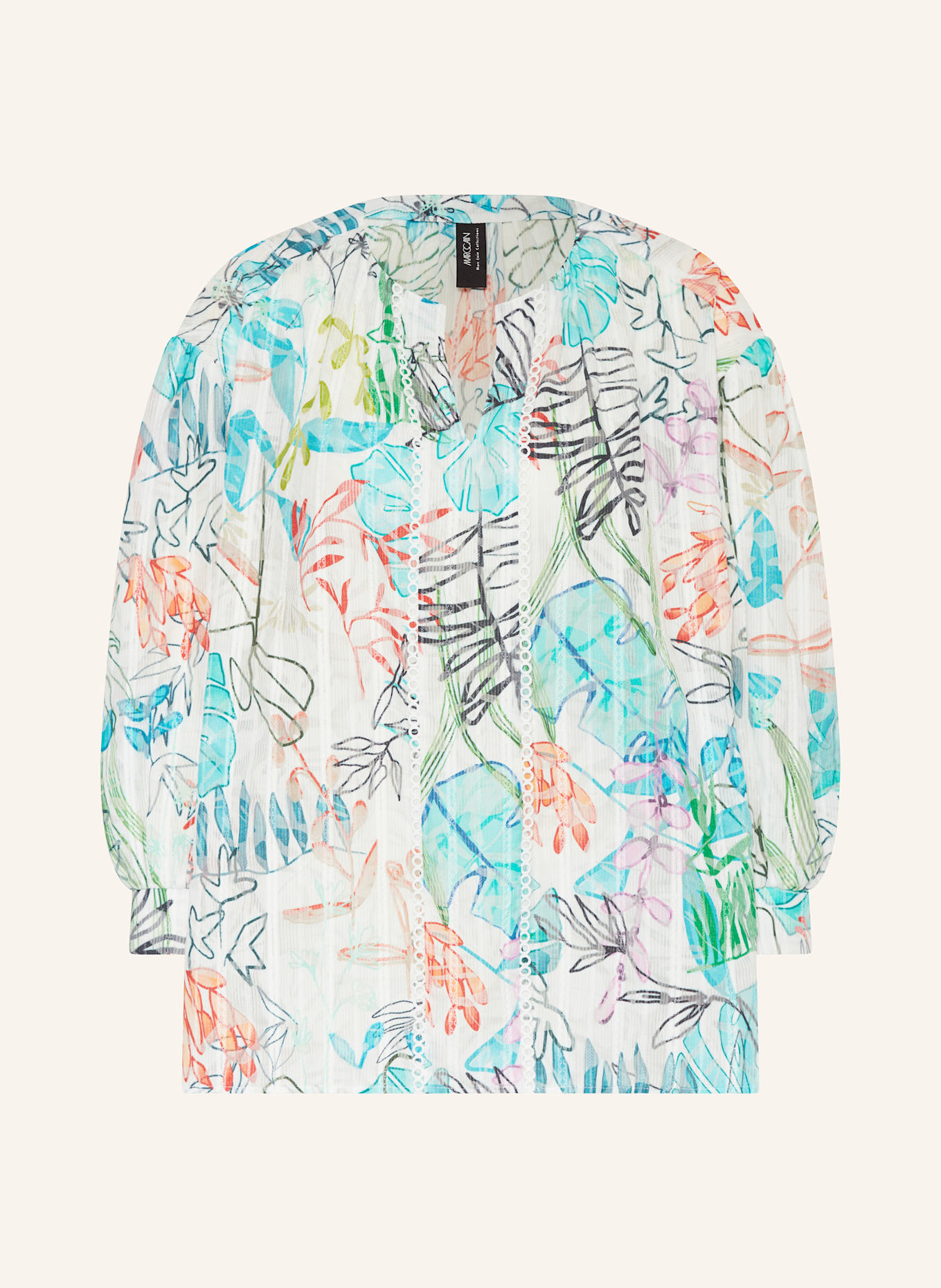 MARC CAIN Tunika mit 3/4-Arm: 504 breath