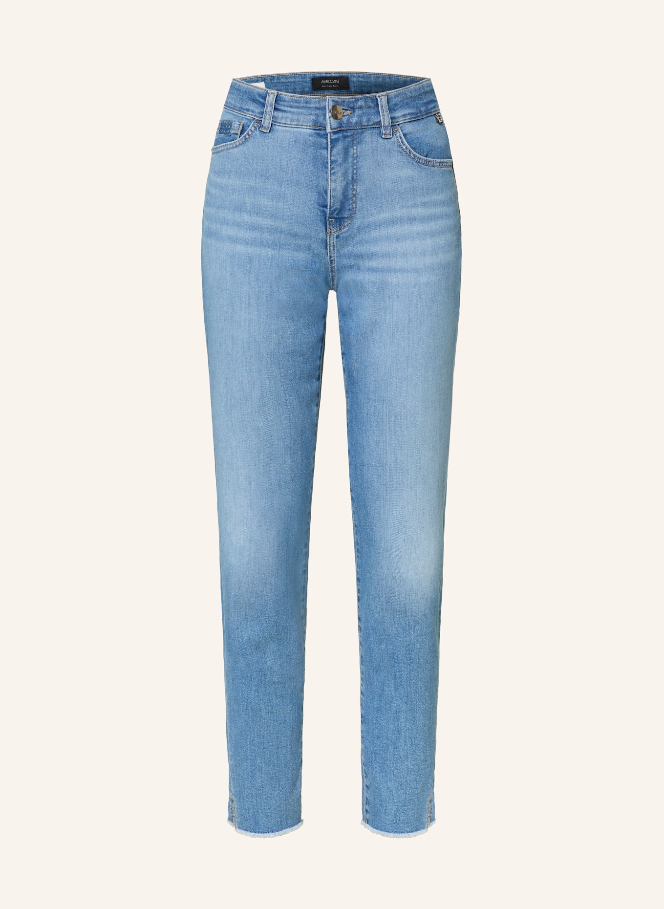 MARC CAIN SILEA jeans with rivets: 353 blue denim
