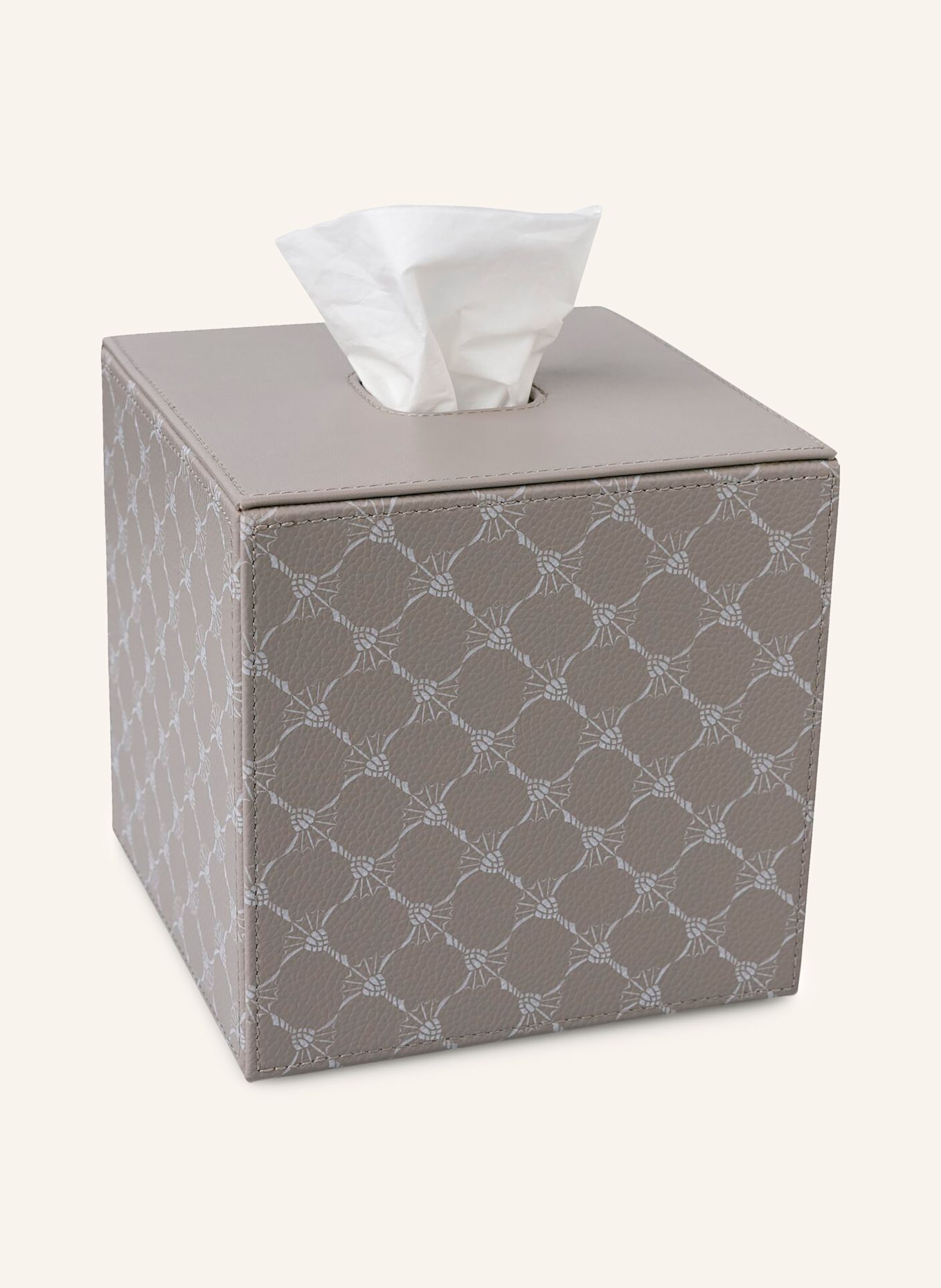 JOOP! CORNFLOWER tissue box: BEIGE / WHITE
