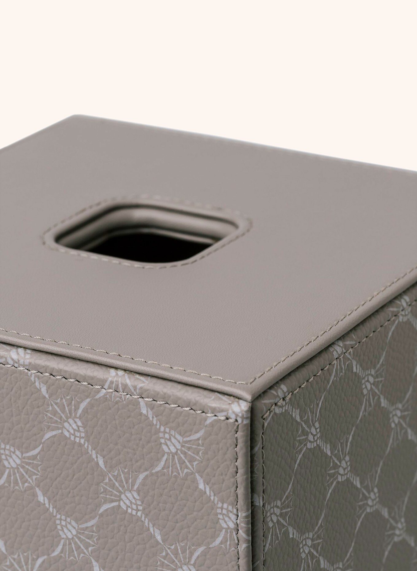 JOOP! CORNFLOWER tissue box: BEIGE / WHITE