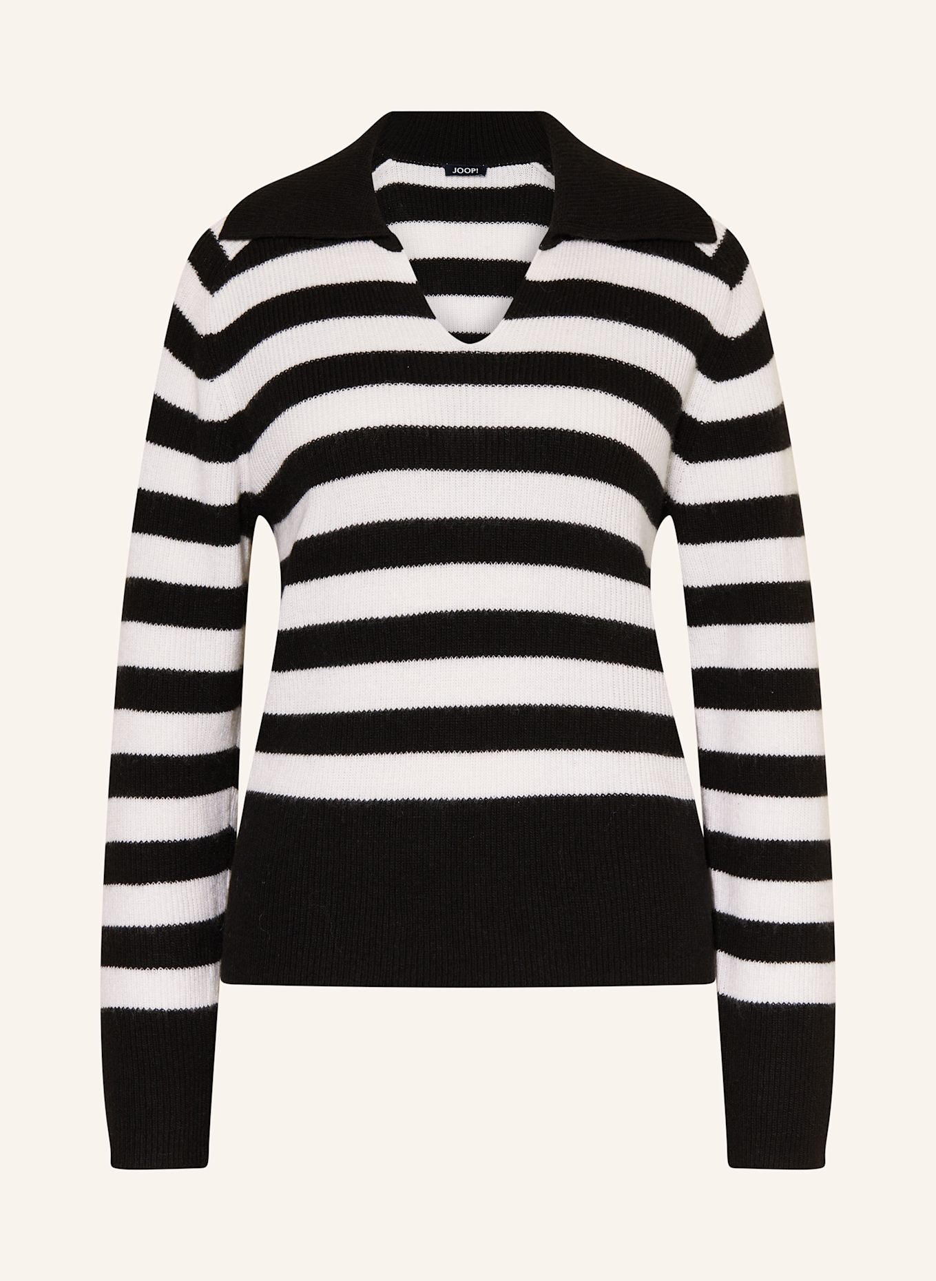 JOOP! Pullover KIMMY: SCHWARZ / WEISS