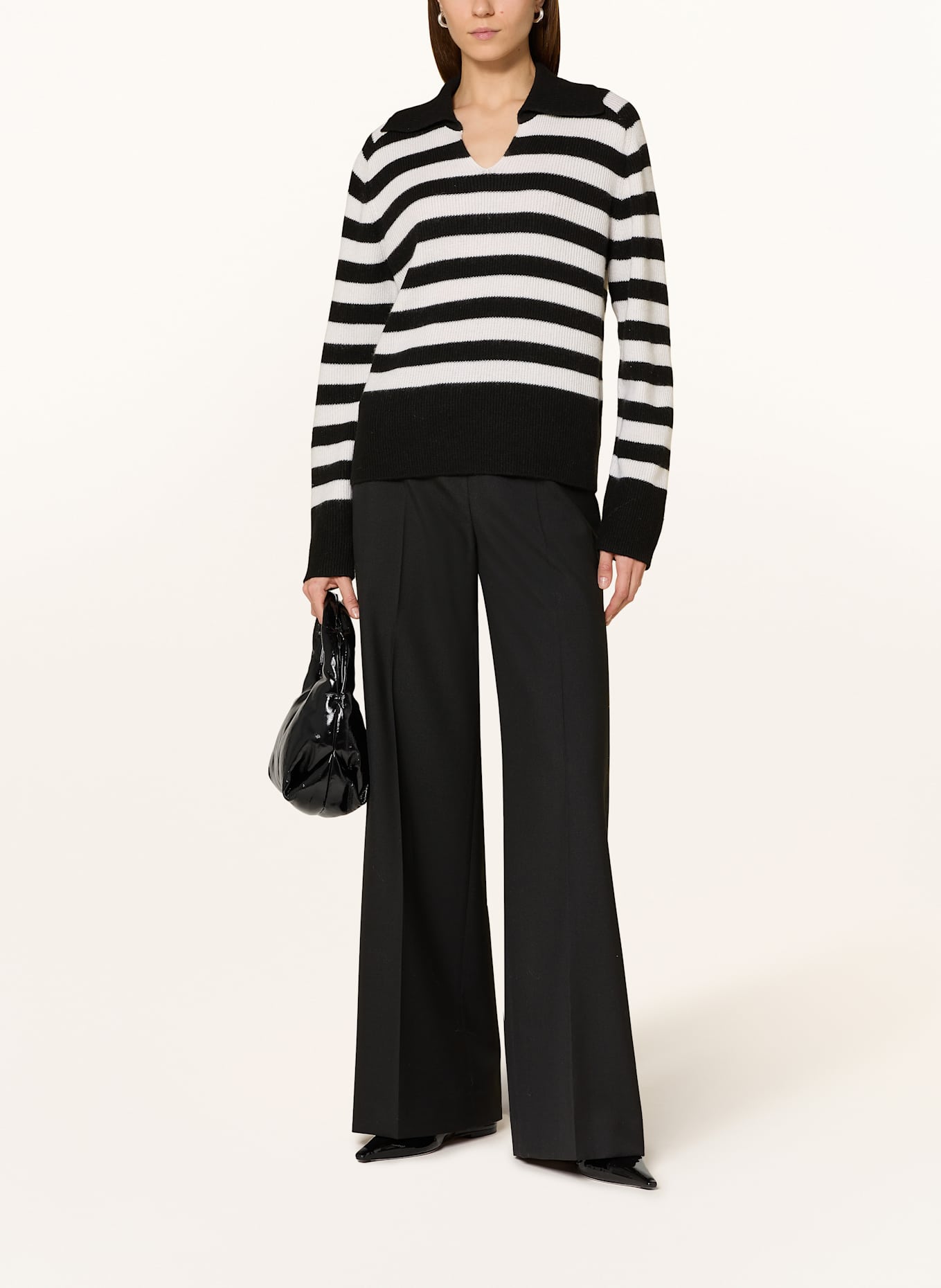 JOOP! Pullover KIMMY: SCHWARZ / WEISS