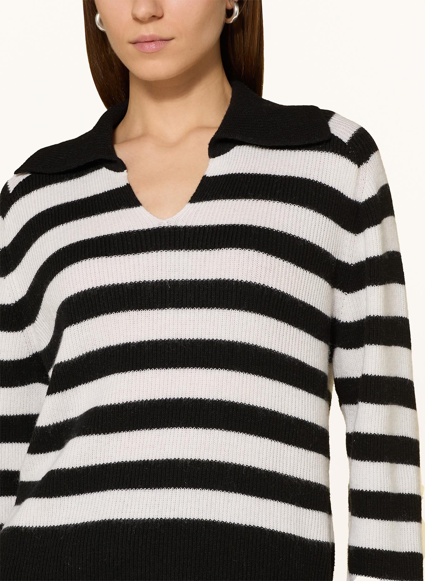 JOOP! Pullover KIMMY: SCHWARZ / WEISS