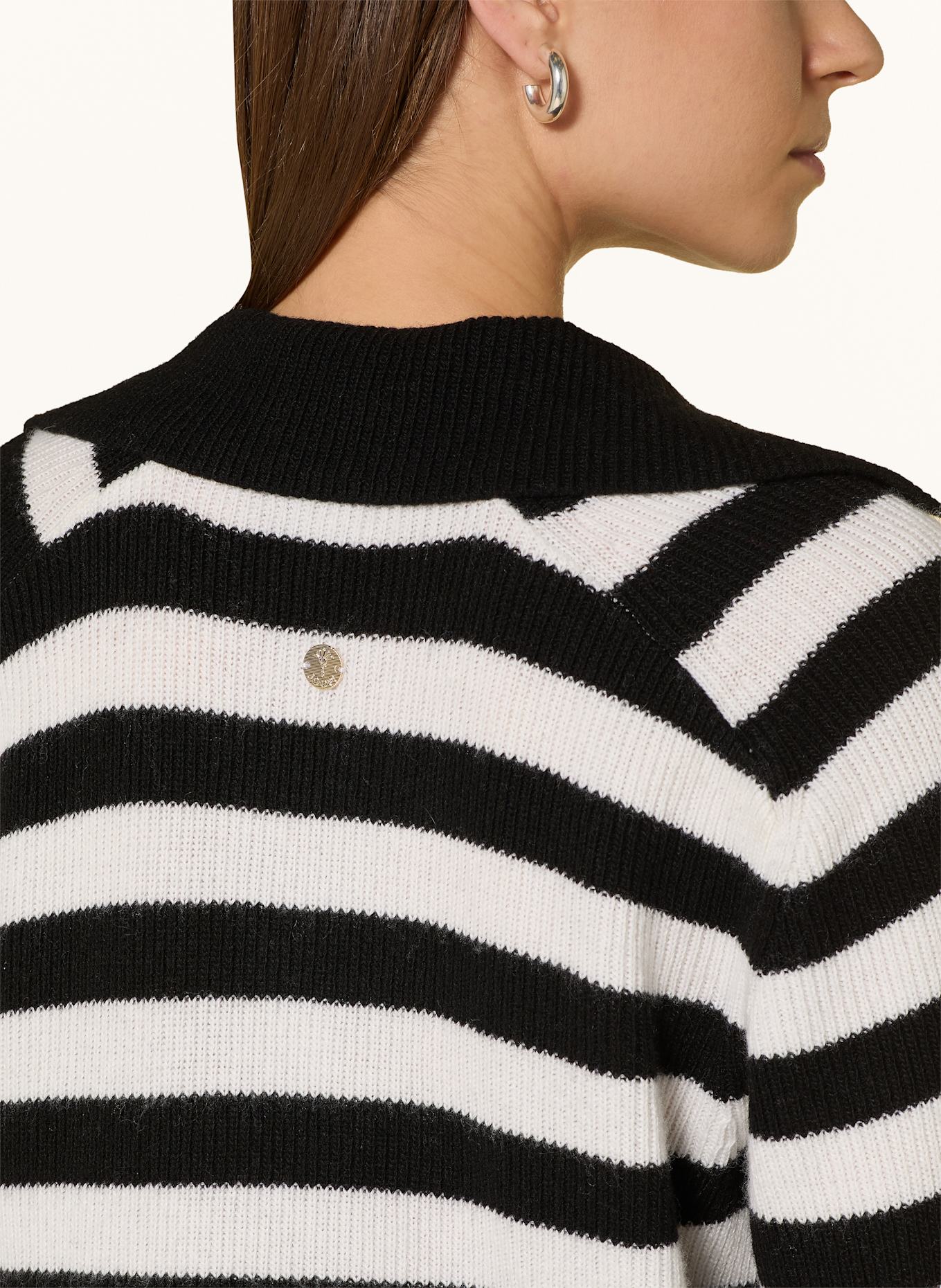 JOOP! Pullover KIMMY: SCHWARZ / WEISS