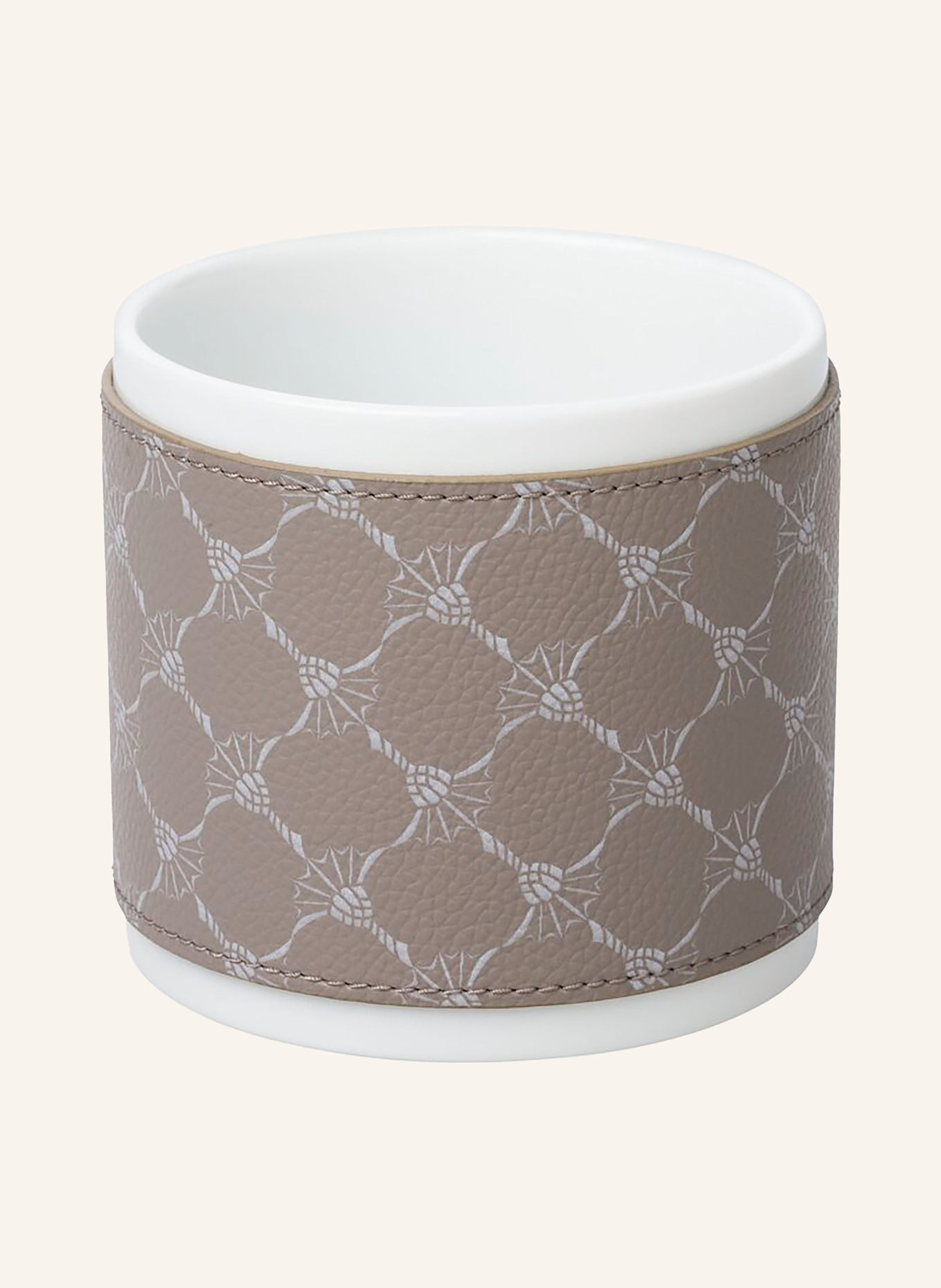 JOOP! Toothbrush mug CORNFLOWER: BEIGE / WHITE