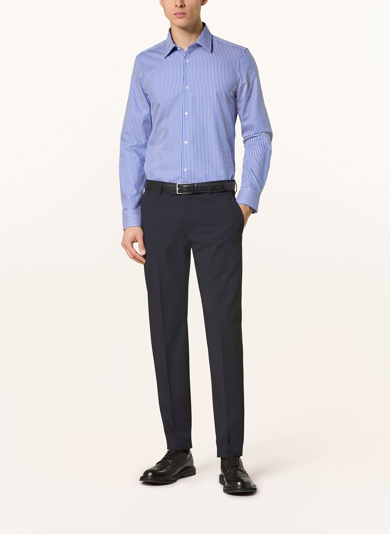 JOOP! Hemd PIERCE Slim Fit: BLAU / WEISS