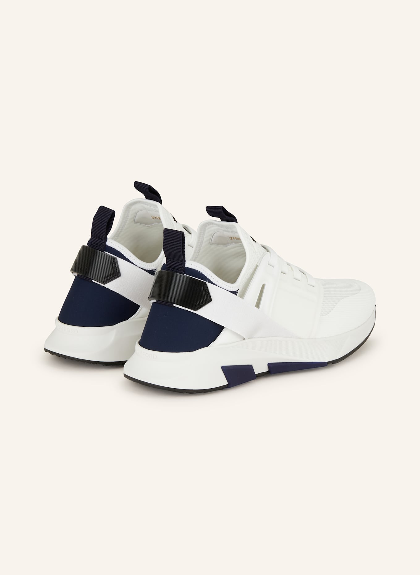 TOM FORD Sneakers JAGO: WHITE / DARK BLUE