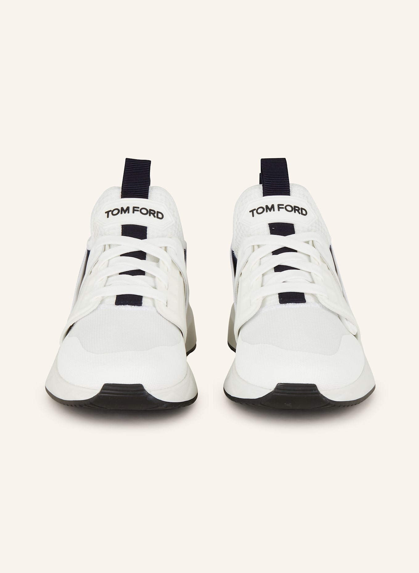 TOM FORD Sneakers JAGO: WHITE / DARK BLUE