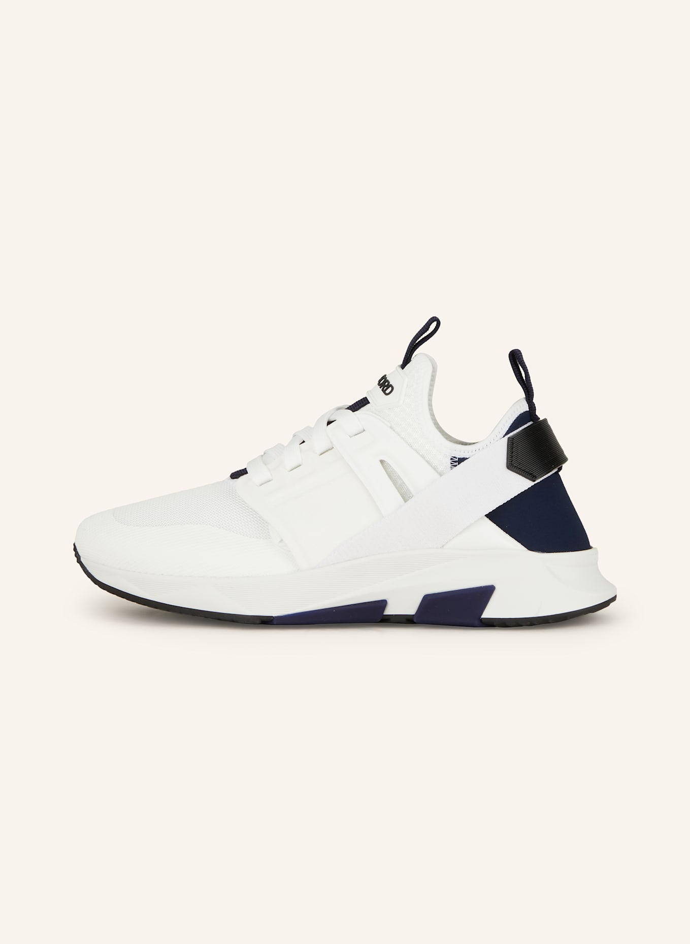 TOM FORD Sneakers JAGO: WHITE / DARK BLUE