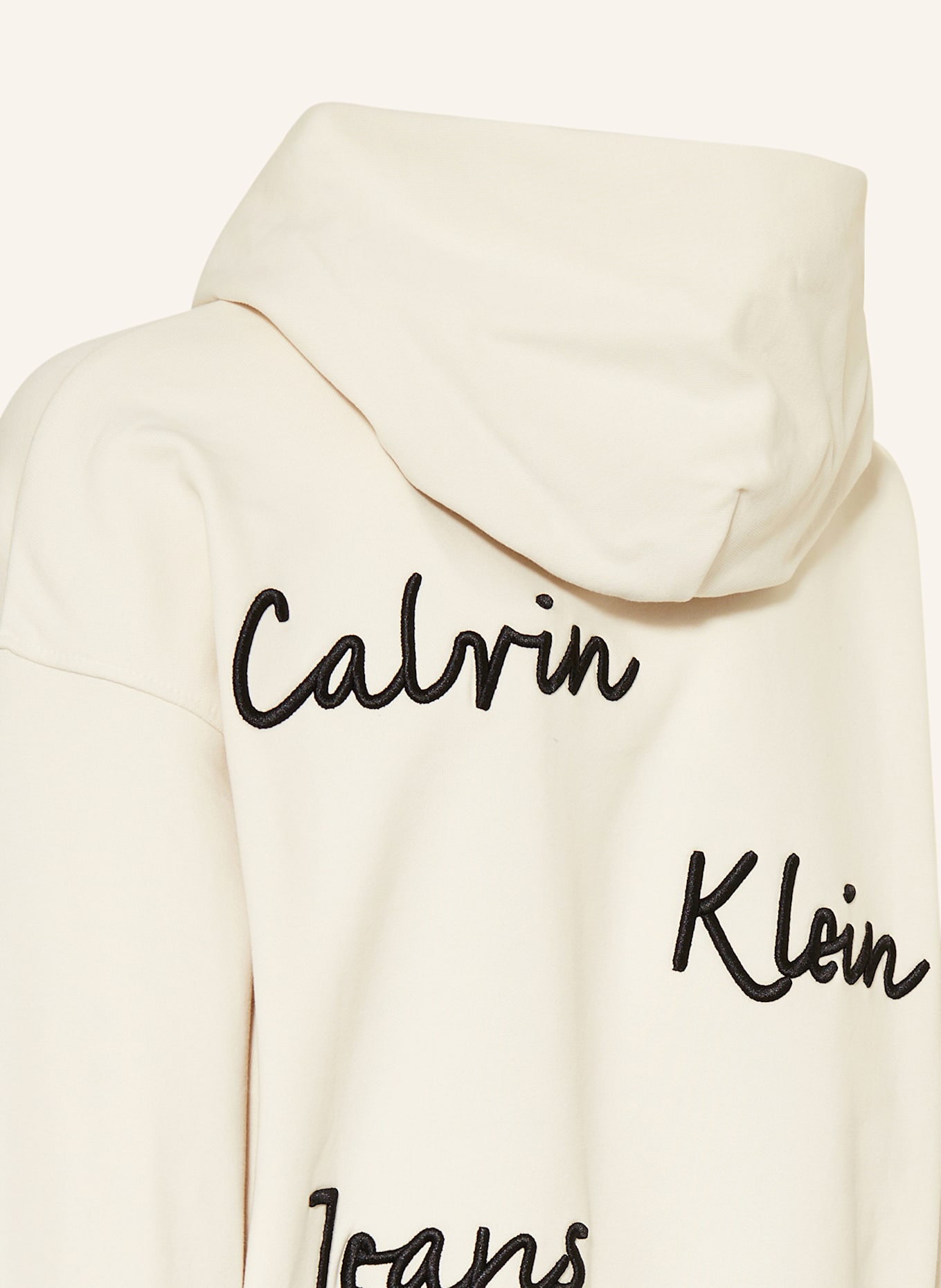 Calvin Klein Hoodie: CREME