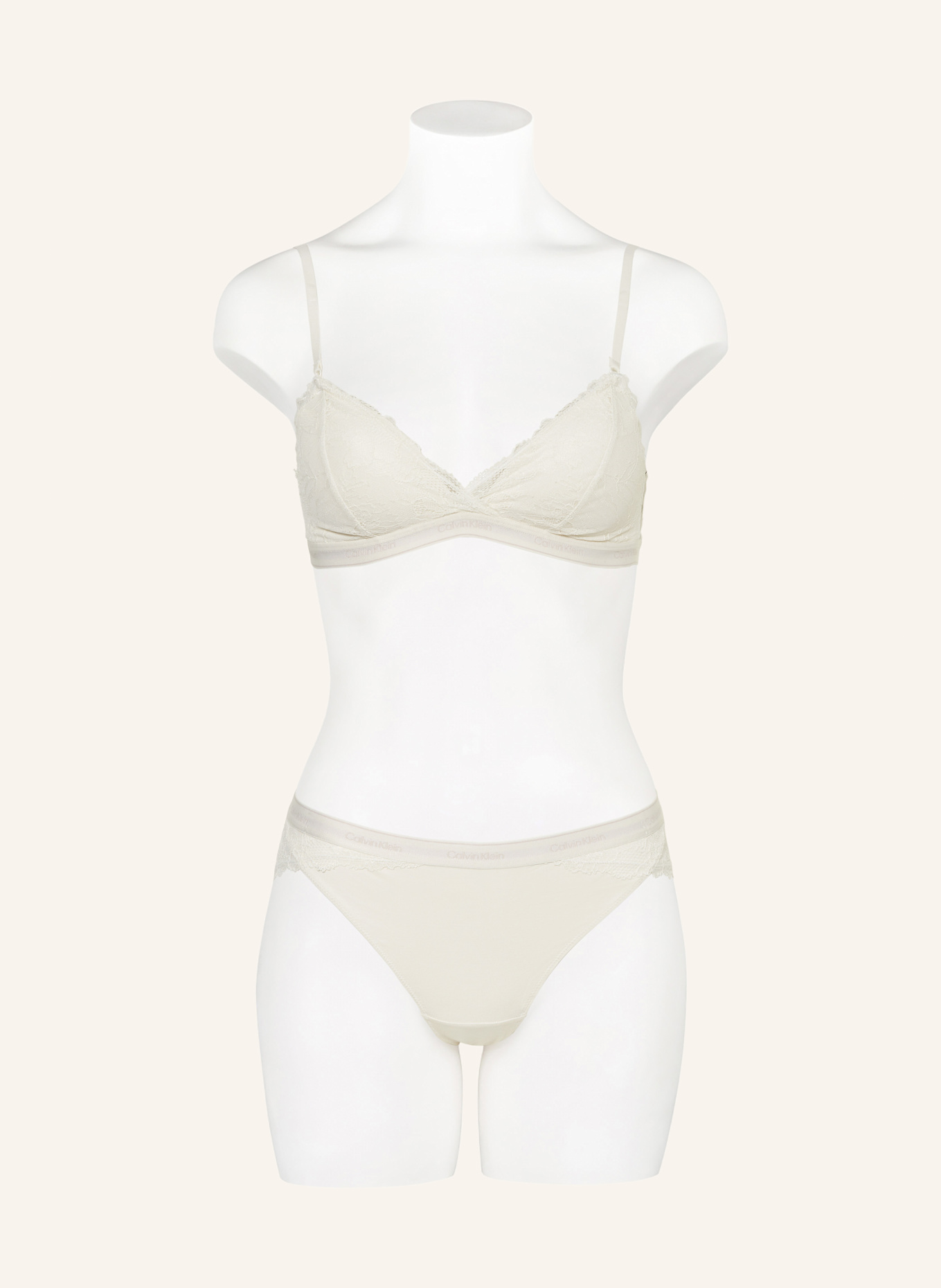 Calvin Klein Triangel-BH MODERN LACE: ECRU