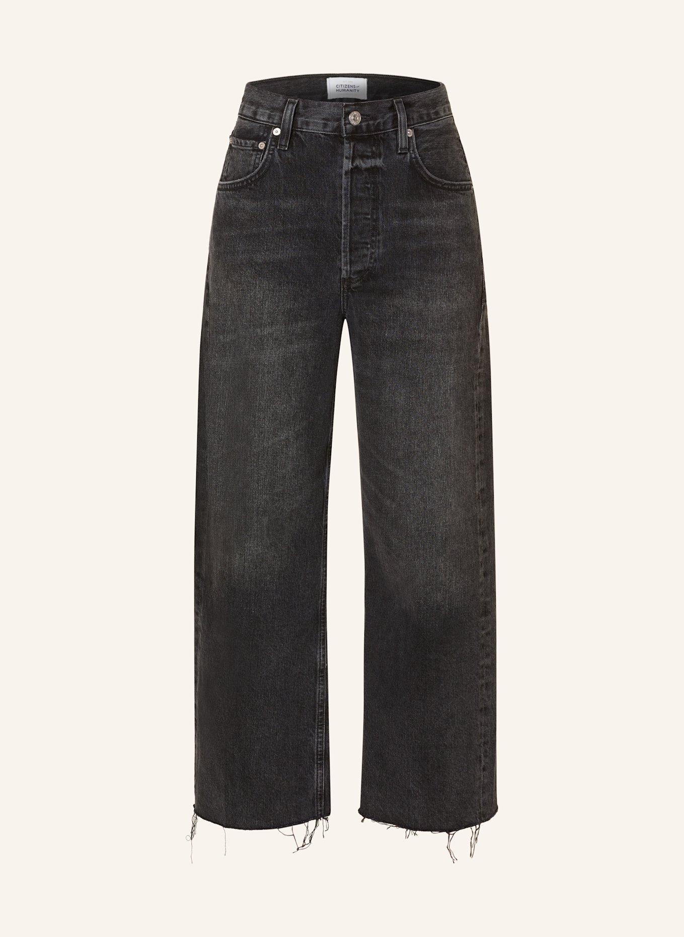 CITIZENS of HUMANITY 7/8 jeans AYLA: BRSON BRONSON (WASHED BLACK)