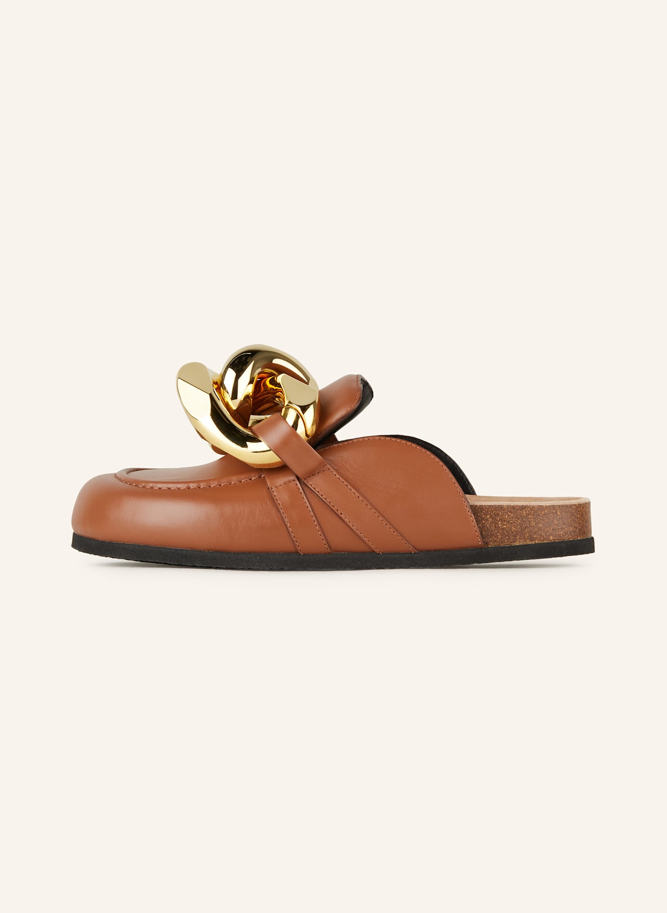 JW ANDERSON Klapki typu mules: BRĄZOWY
