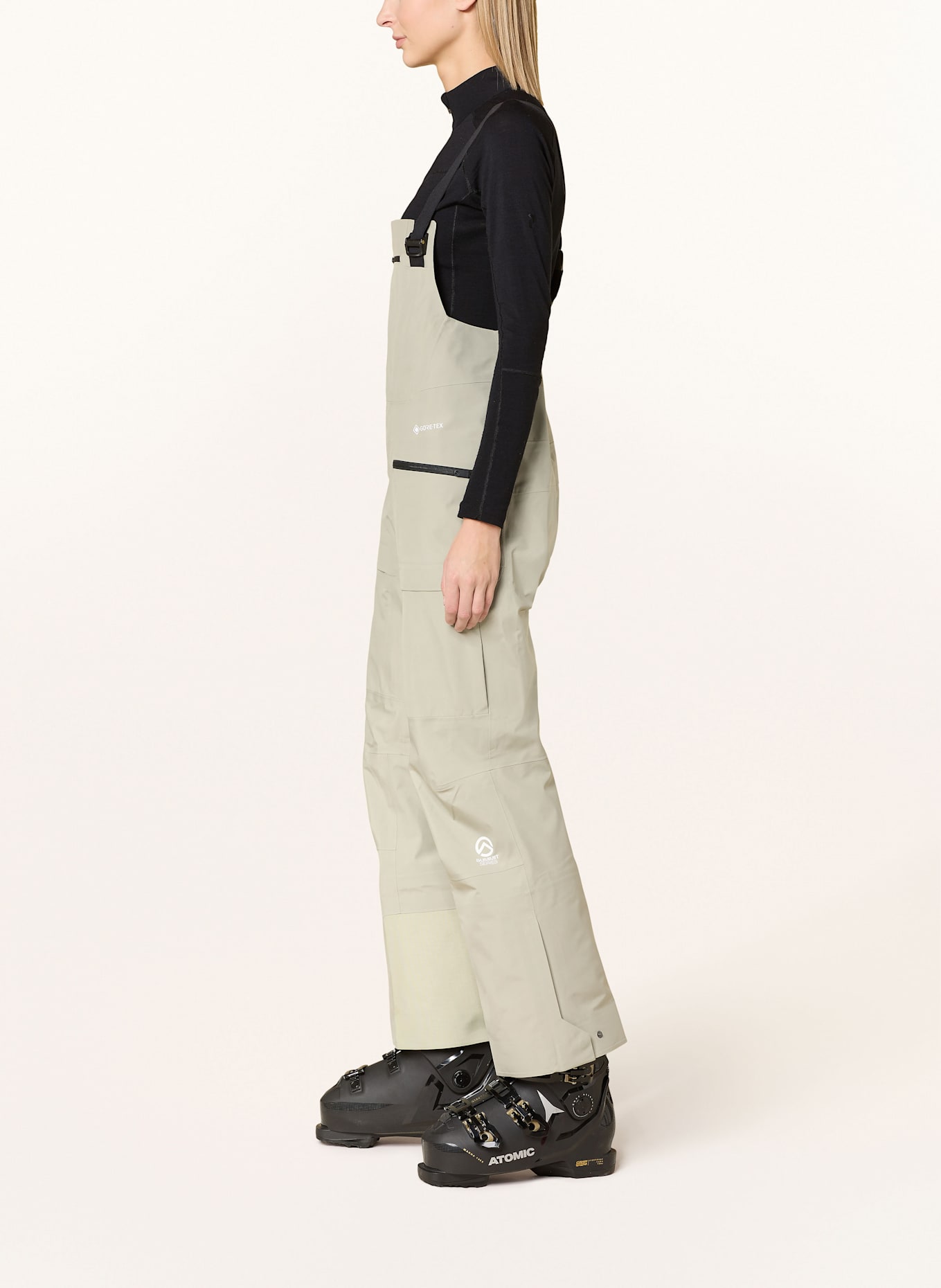 Verbier The North Face Skihose Herren The North Face M Summit Verbier  Futurelight Bib Military Olive