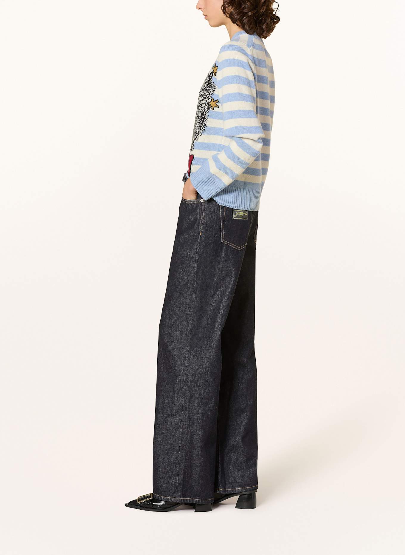 GANNI Jeans: 077 Rinse Denim