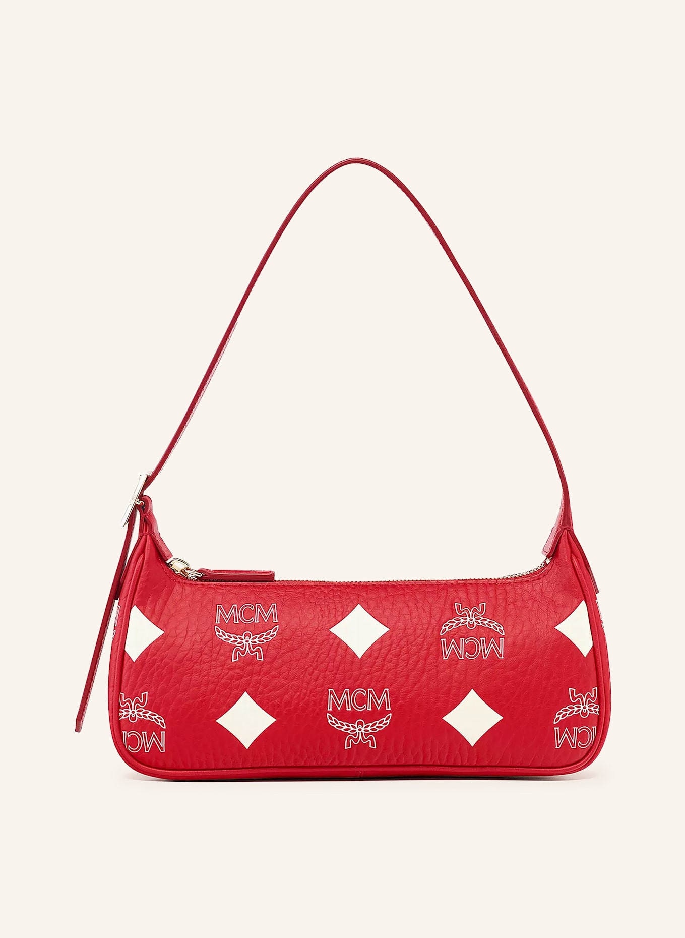 MCM Schultertasche AREN MAXI: XF CANDY RED (EGRET)