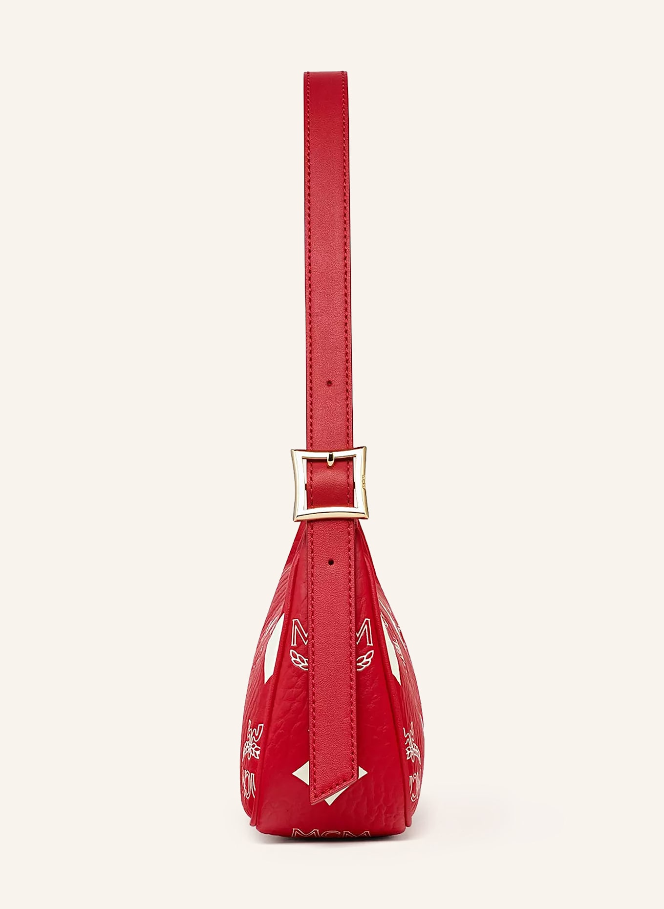 MCM Schultertasche AREN MAXI: XF CANDY RED (EGRET)
