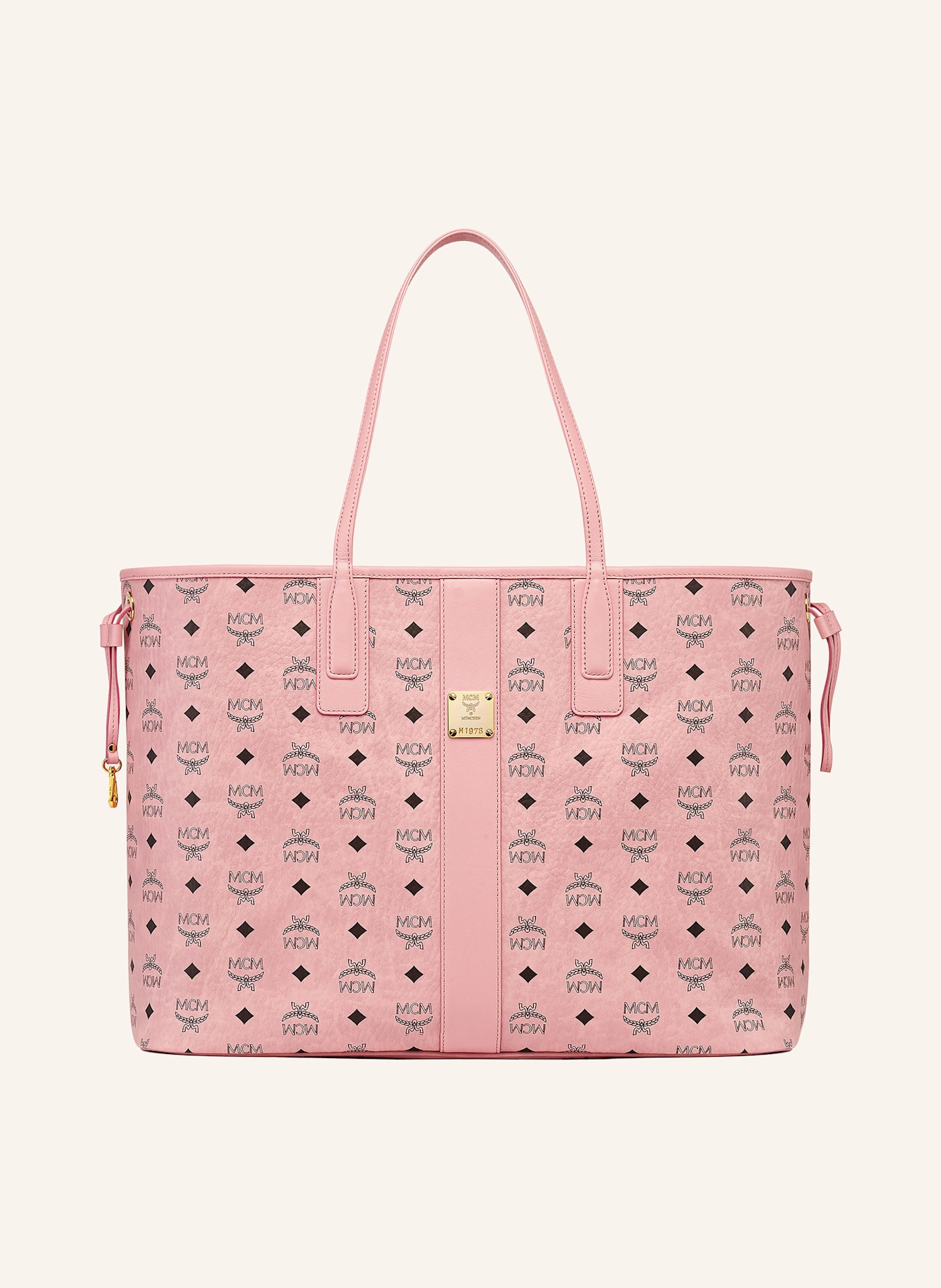 MCM Shopper LIZ VI LARGE mit abnehmbarer Pouch, Farbe: ROSA (Bild 1)