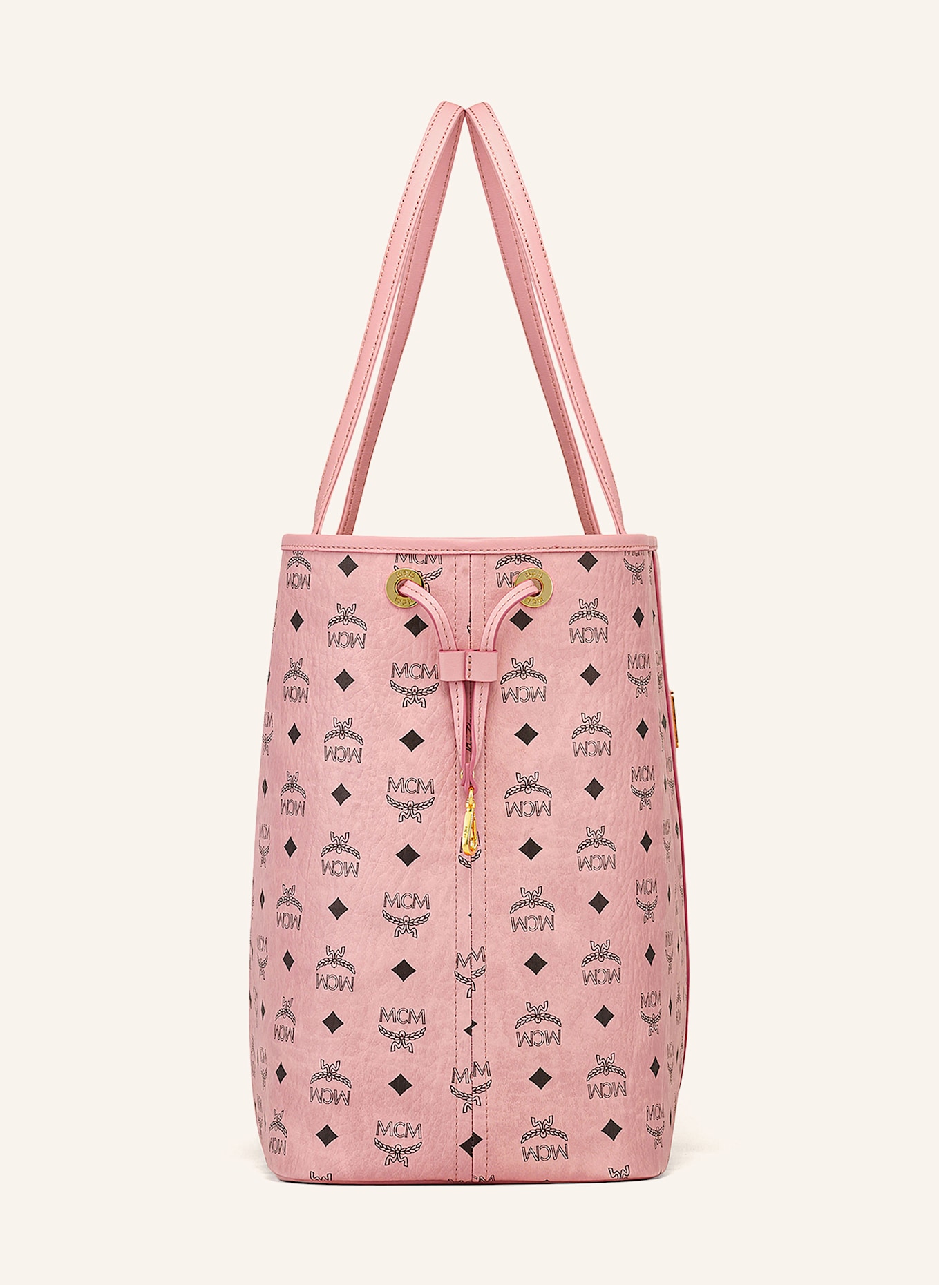 MCM Shopper LIZ VI LARGE mit abnehmbarer Pouch, Farbe: ROSA (Bild 3)