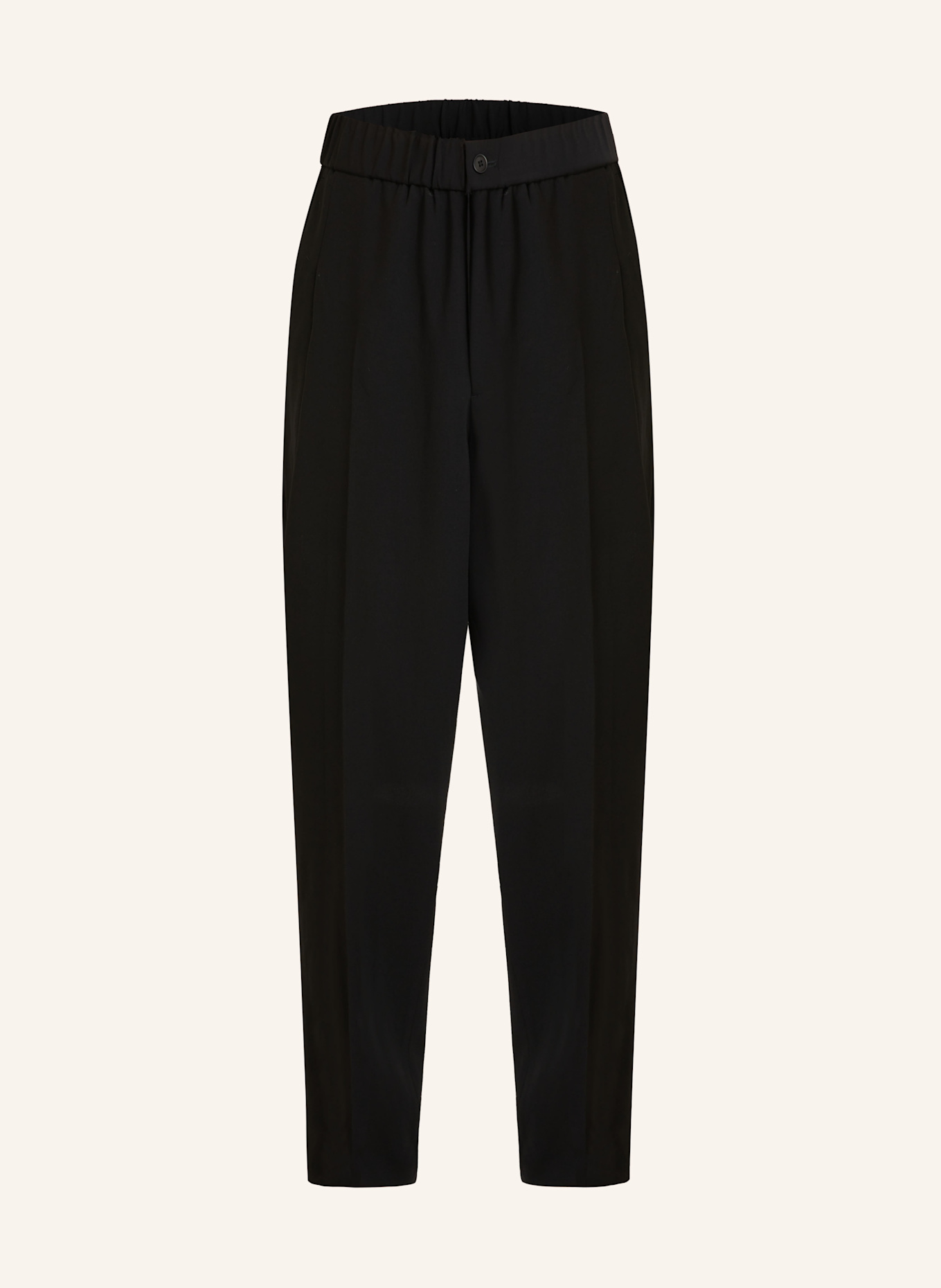 【本日特価】 GIORGIO black in fit regular Trousers ARMANI パンツ