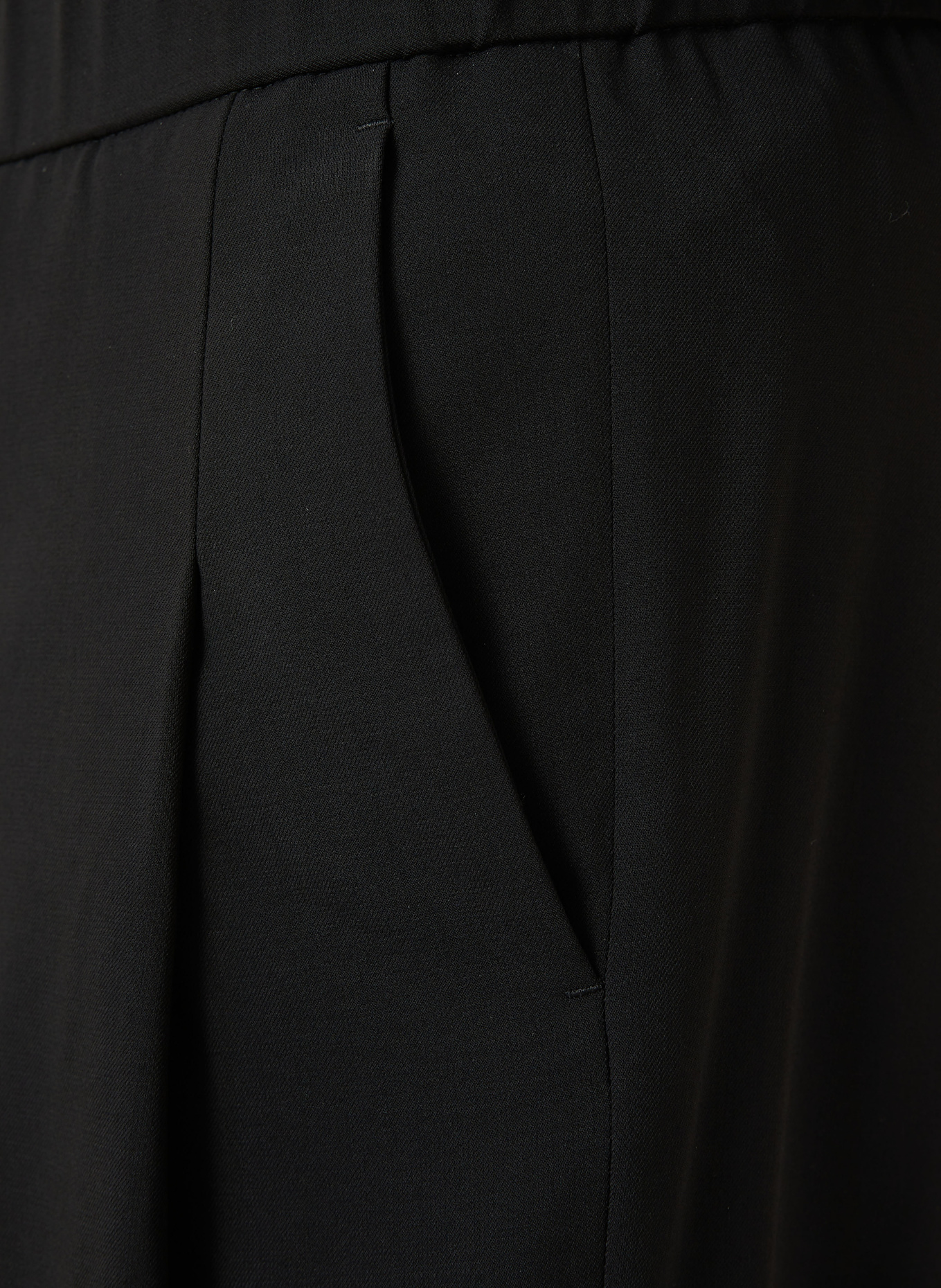 GIORGIO ARMANI Trousers regular fit in black