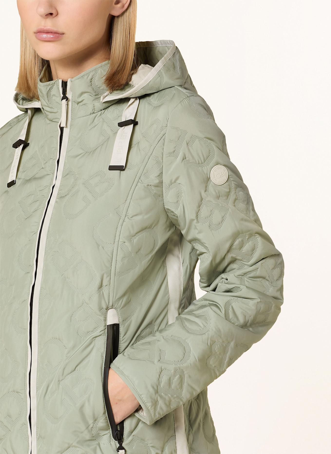 Kapuze Gil Bret Damen Jacke GrÃ¼n Gil Bret Outdoorjacke Mit