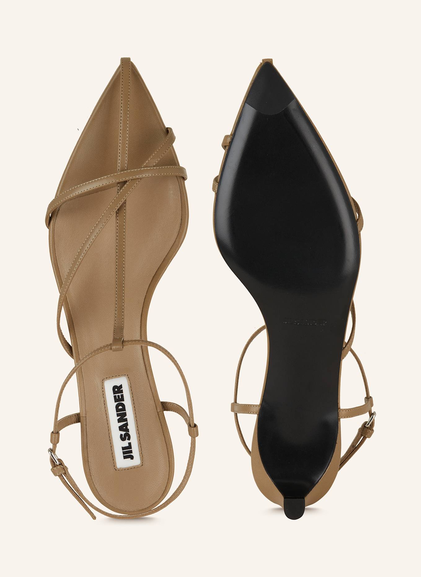 JIL SANDER Sandalen: CREME