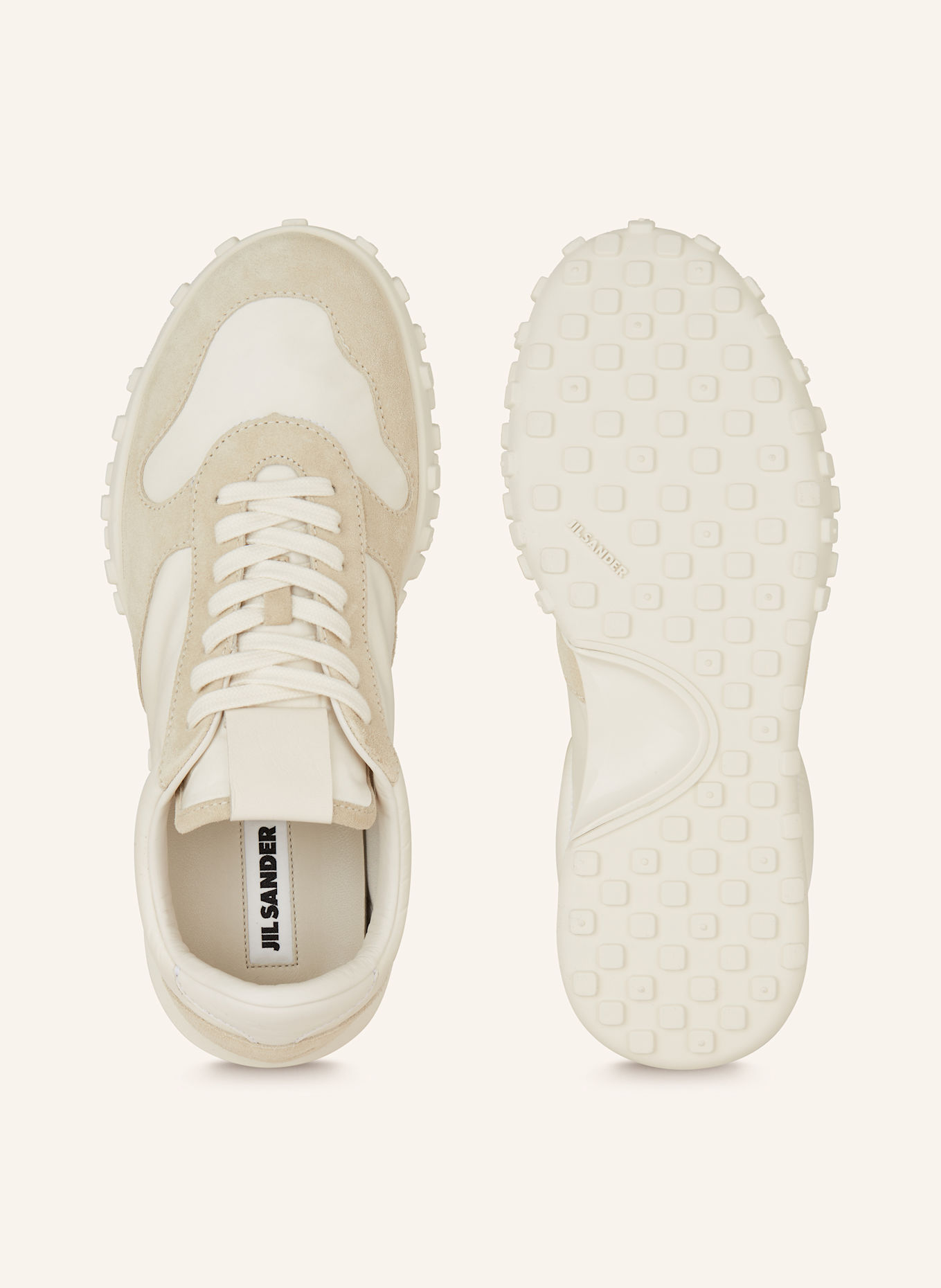 JIL SANDER Sneakers: ECRU / CREAM