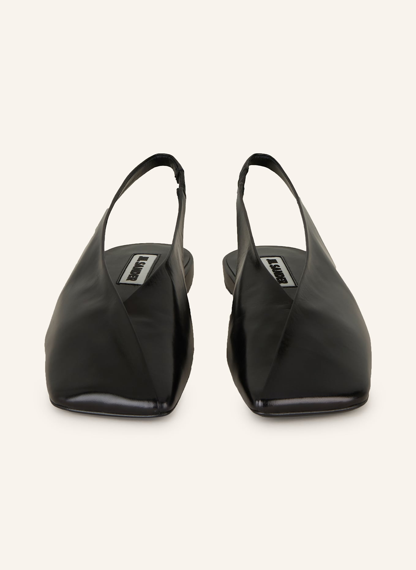 JIL SANDER Slingballerinas: SCHWARZ