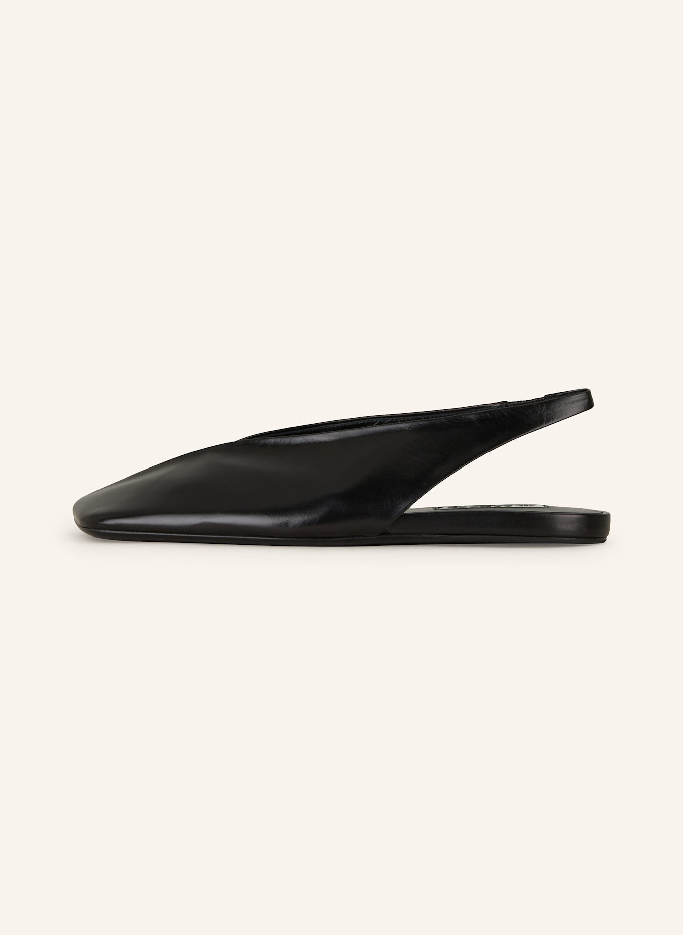 JIL SANDER Slingballerinas: SCHWARZ