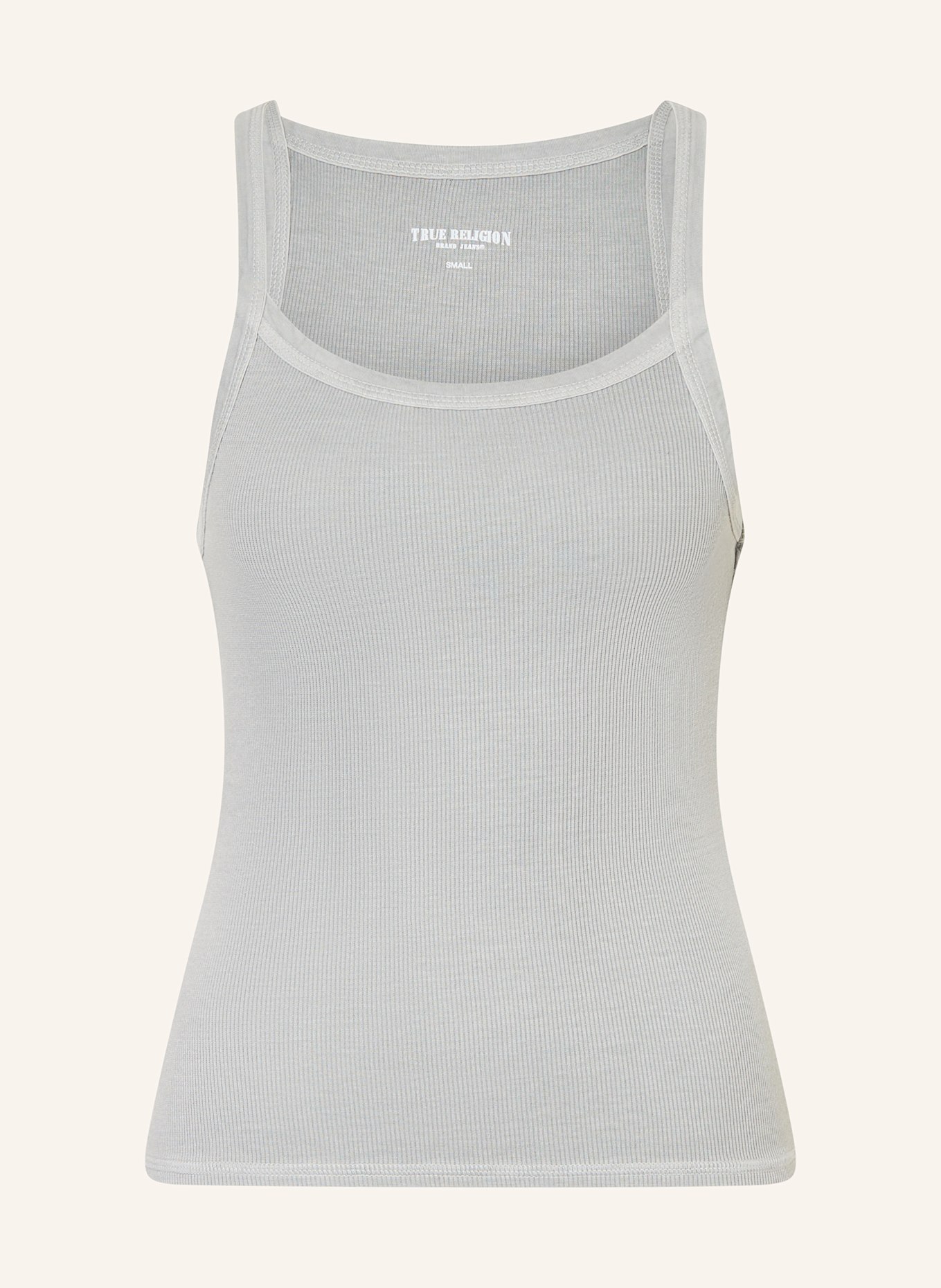 TRUE RELIGION Top: BLUE GRAY