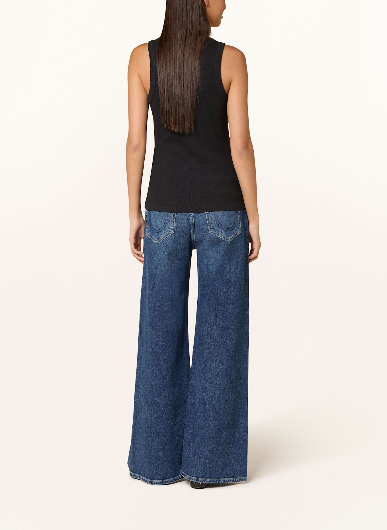 TRUE RELIGION Top: CZARNY