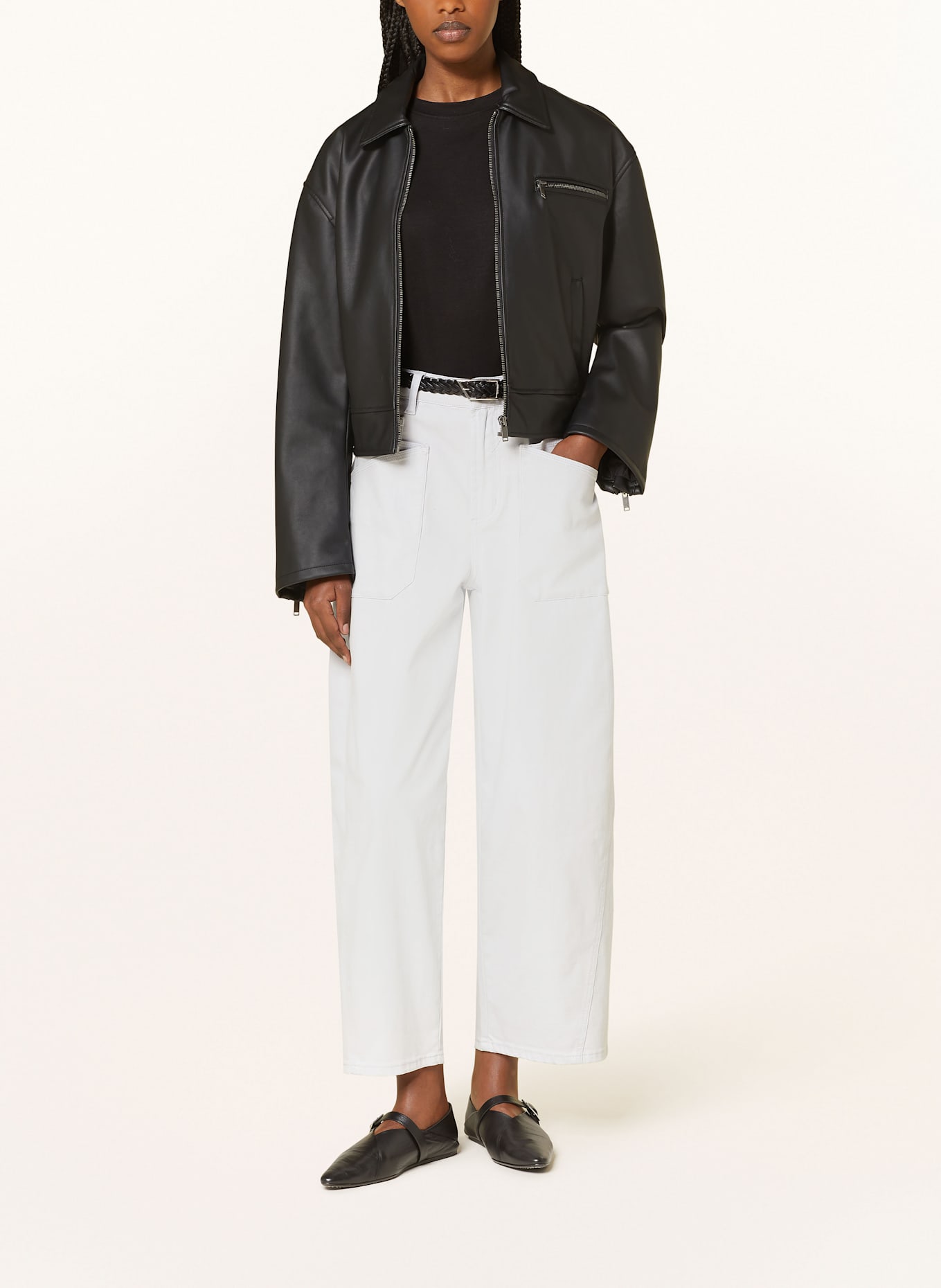 ELIAS RUMELIS Barrel Jeans ISABELLA: 1054 beton