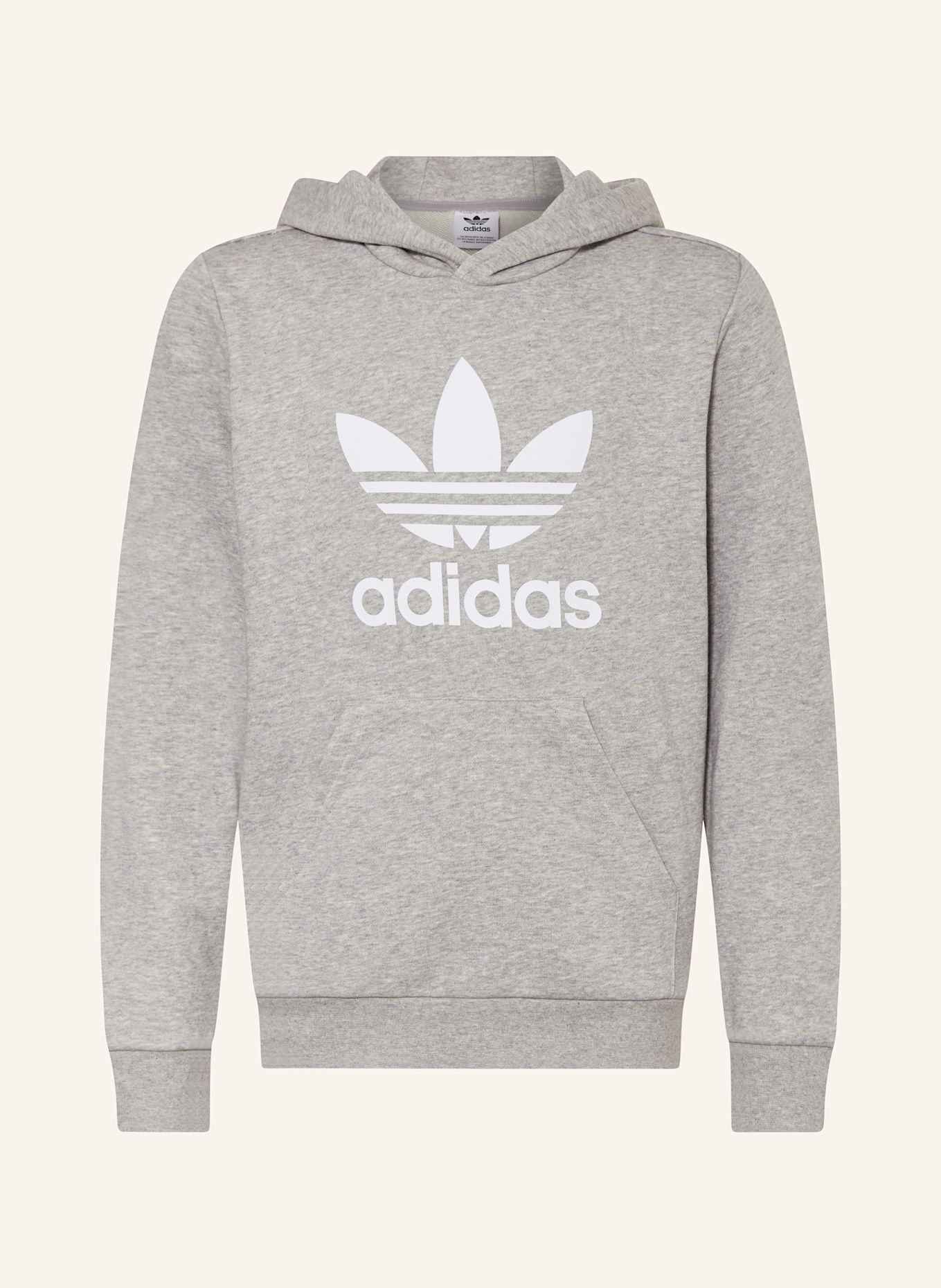 Adidas originals hoodie grey outlet
