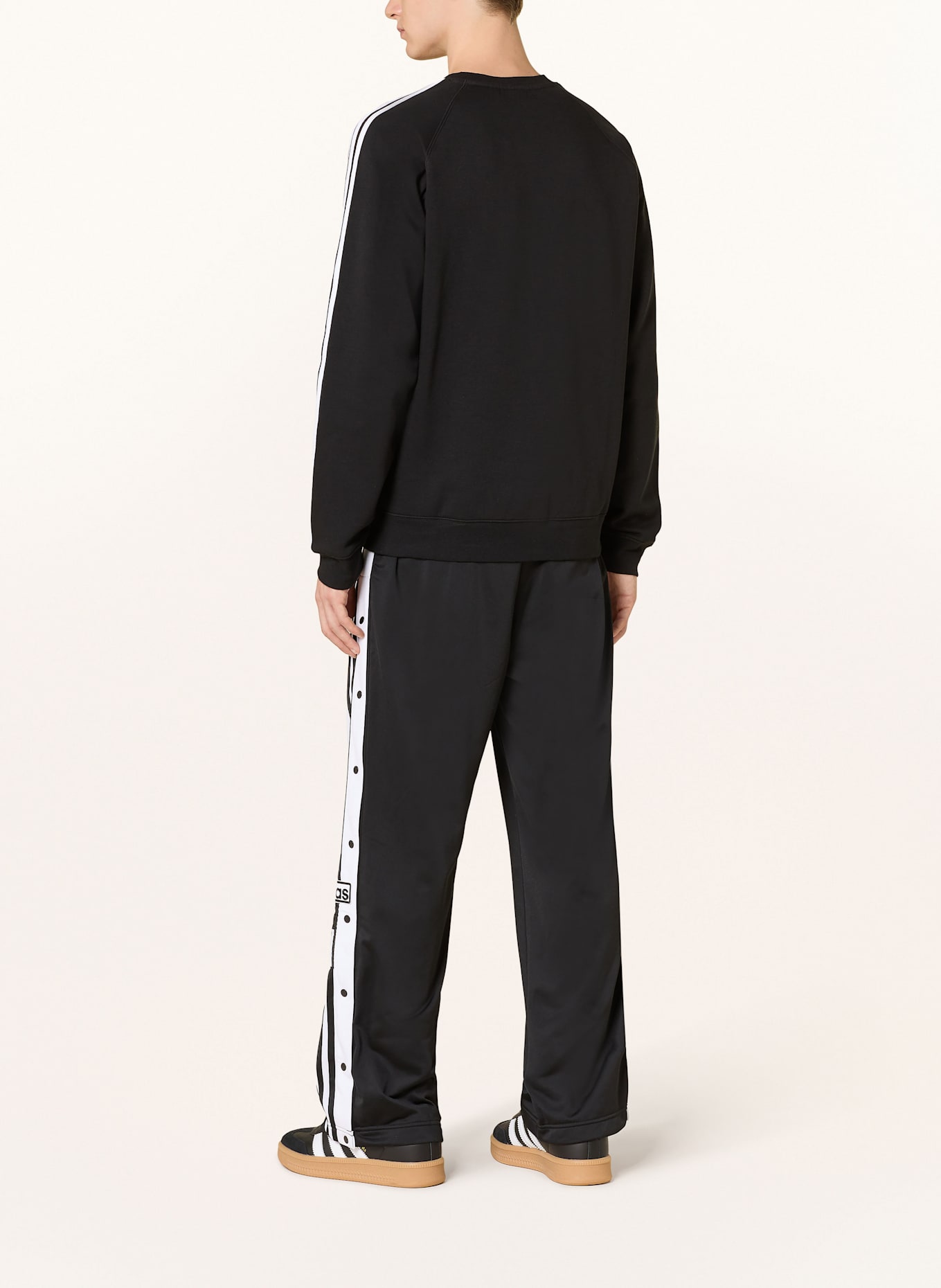 adidas Originals ADICOLOR CLASSICS 3-STRIPES CREW sweatshirt: BLACK