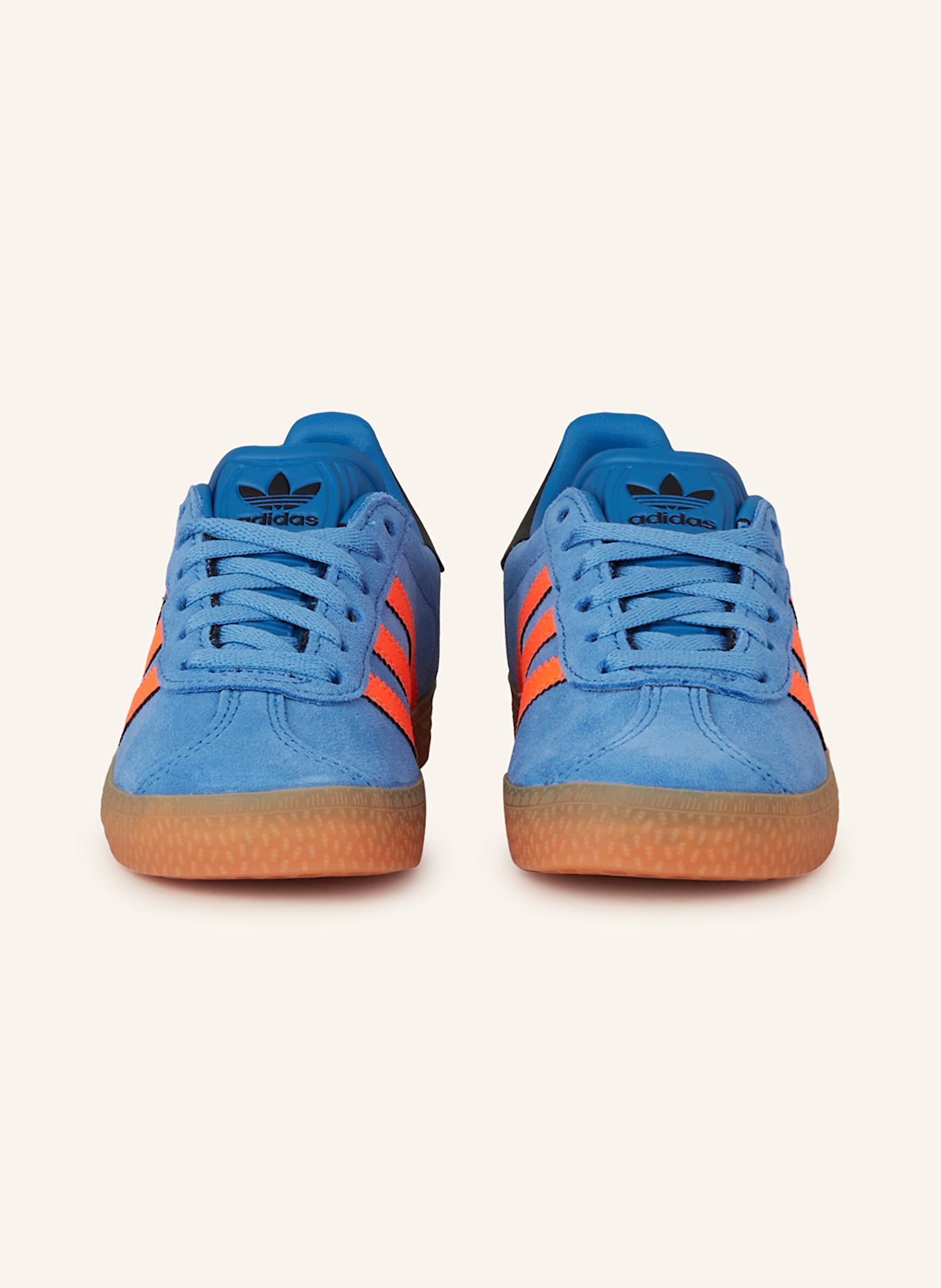 adidas Originals Sneaker GAZELLE C: BLAU/ NEONORANGE/ SCHWARZ