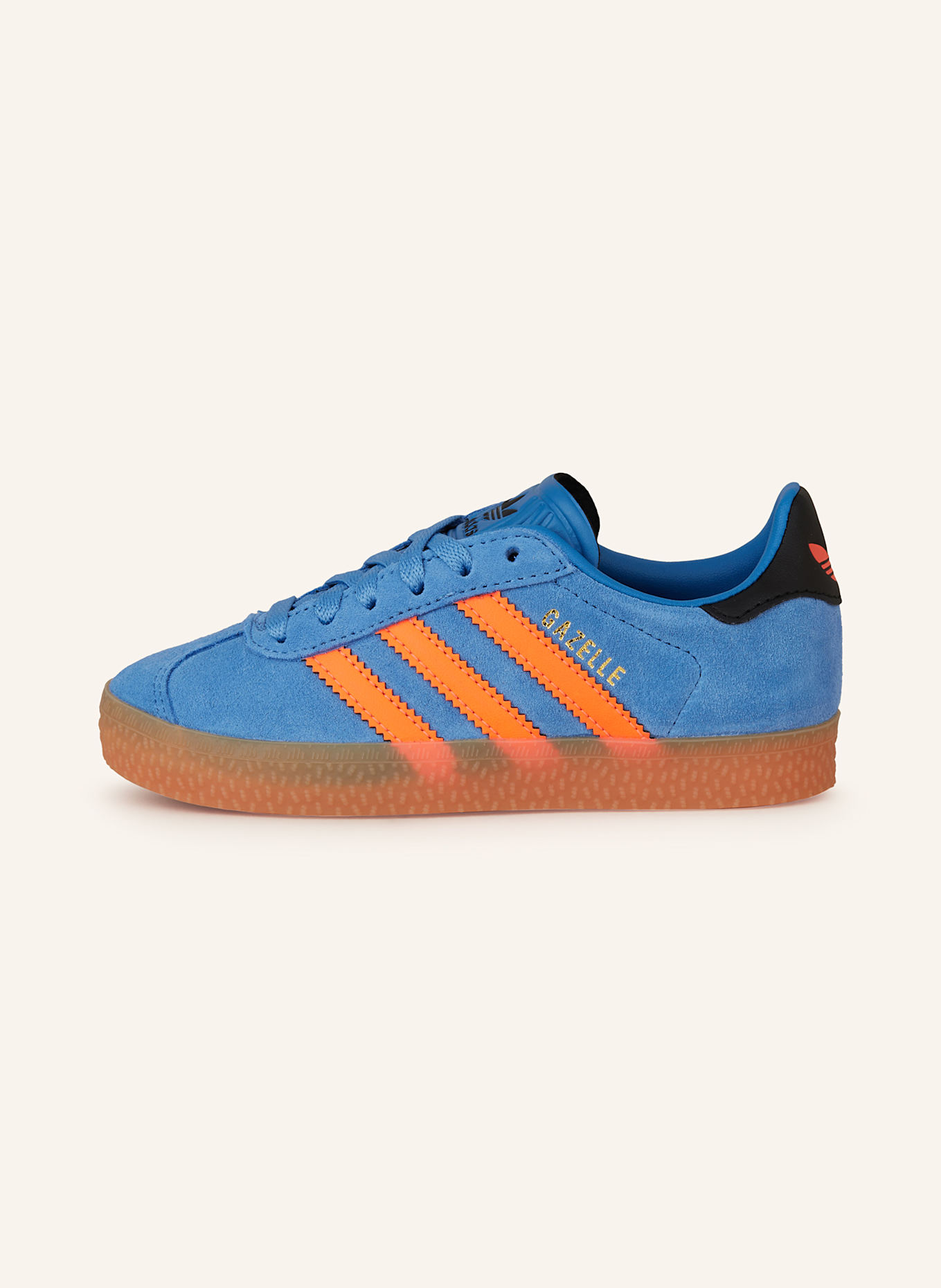 adidas Originals Sneaker GAZELLE C: BLAU/ NEONORANGE/ SCHWARZ