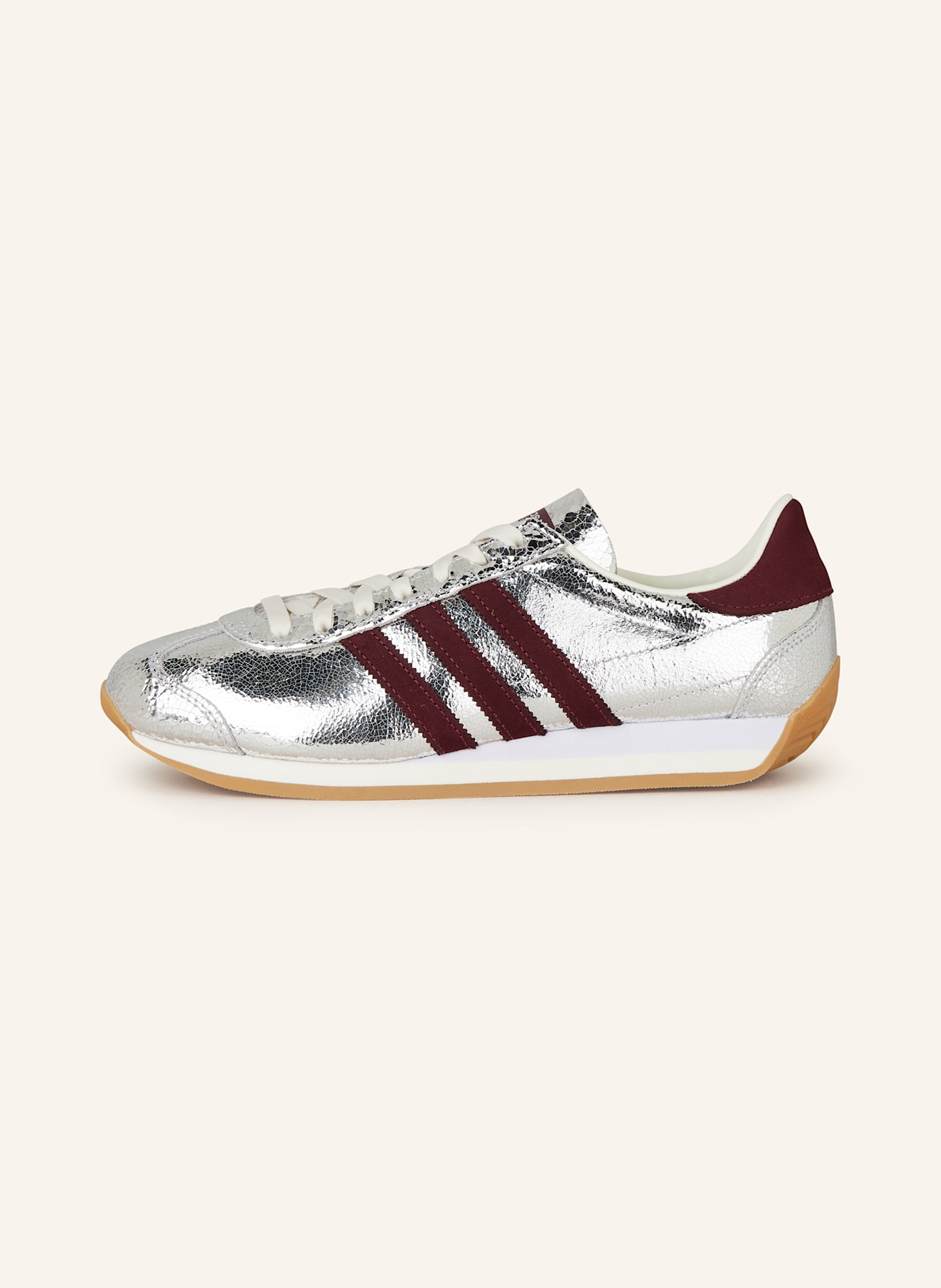 adidas Originals Sneaker COUNTRY OG: SILBER/ DUNKELROT