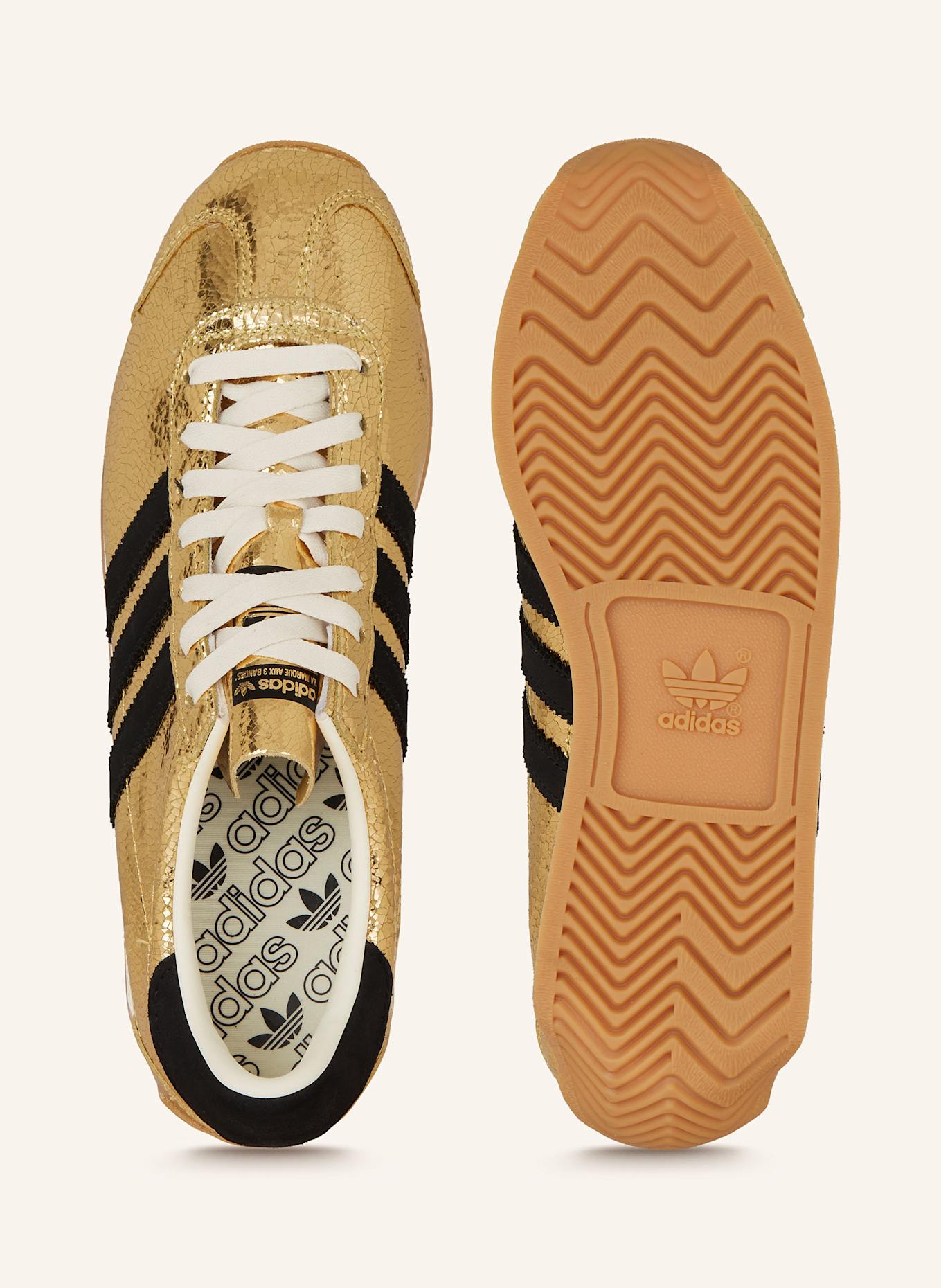 adidas Originals Sneakersy COUNTRY OG: ZŁOTY / CZARNY