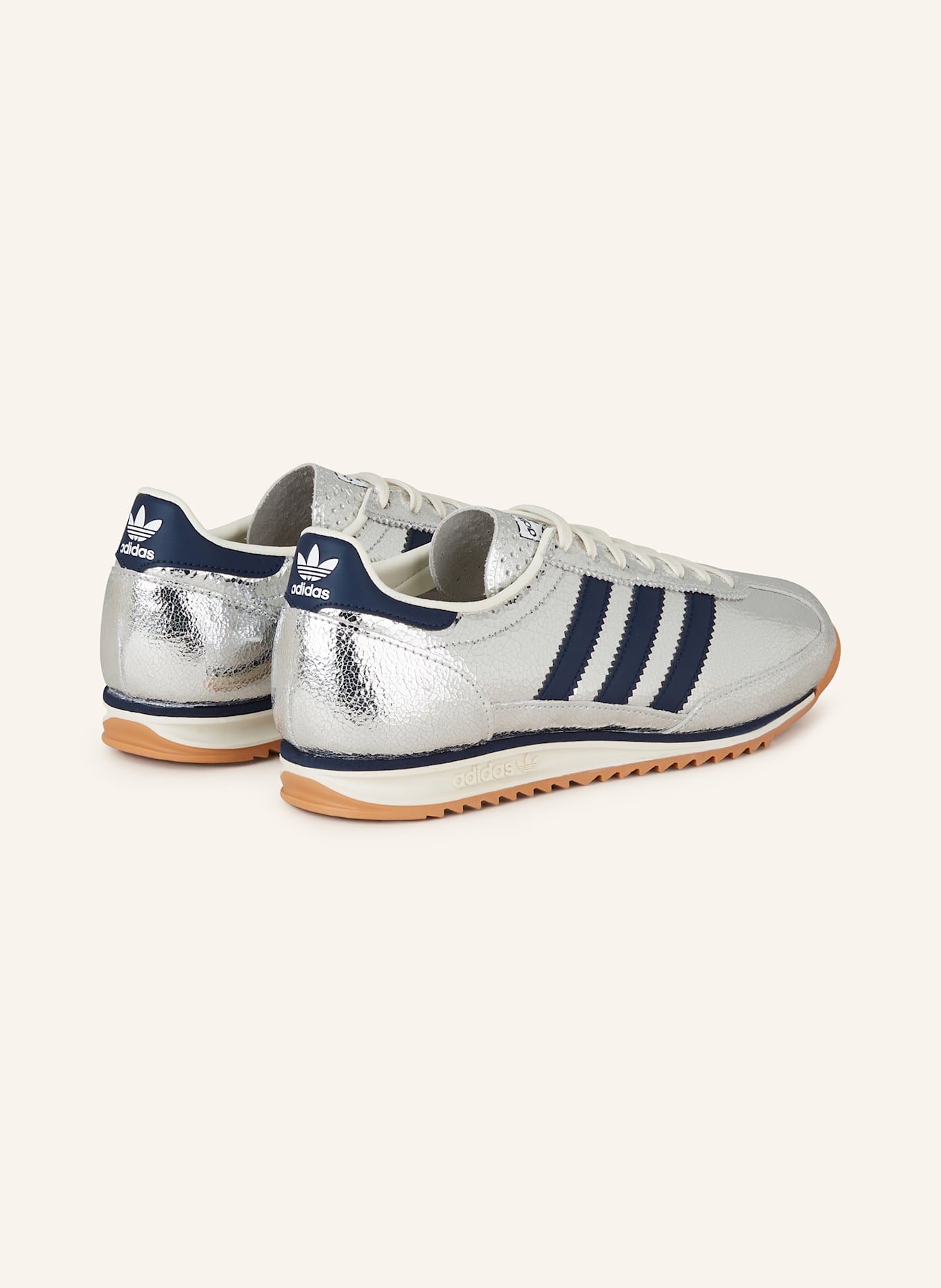 adidas Originals Sneaker SL 72 OG: SILBER/ DUNKELBLAU/ ECRU