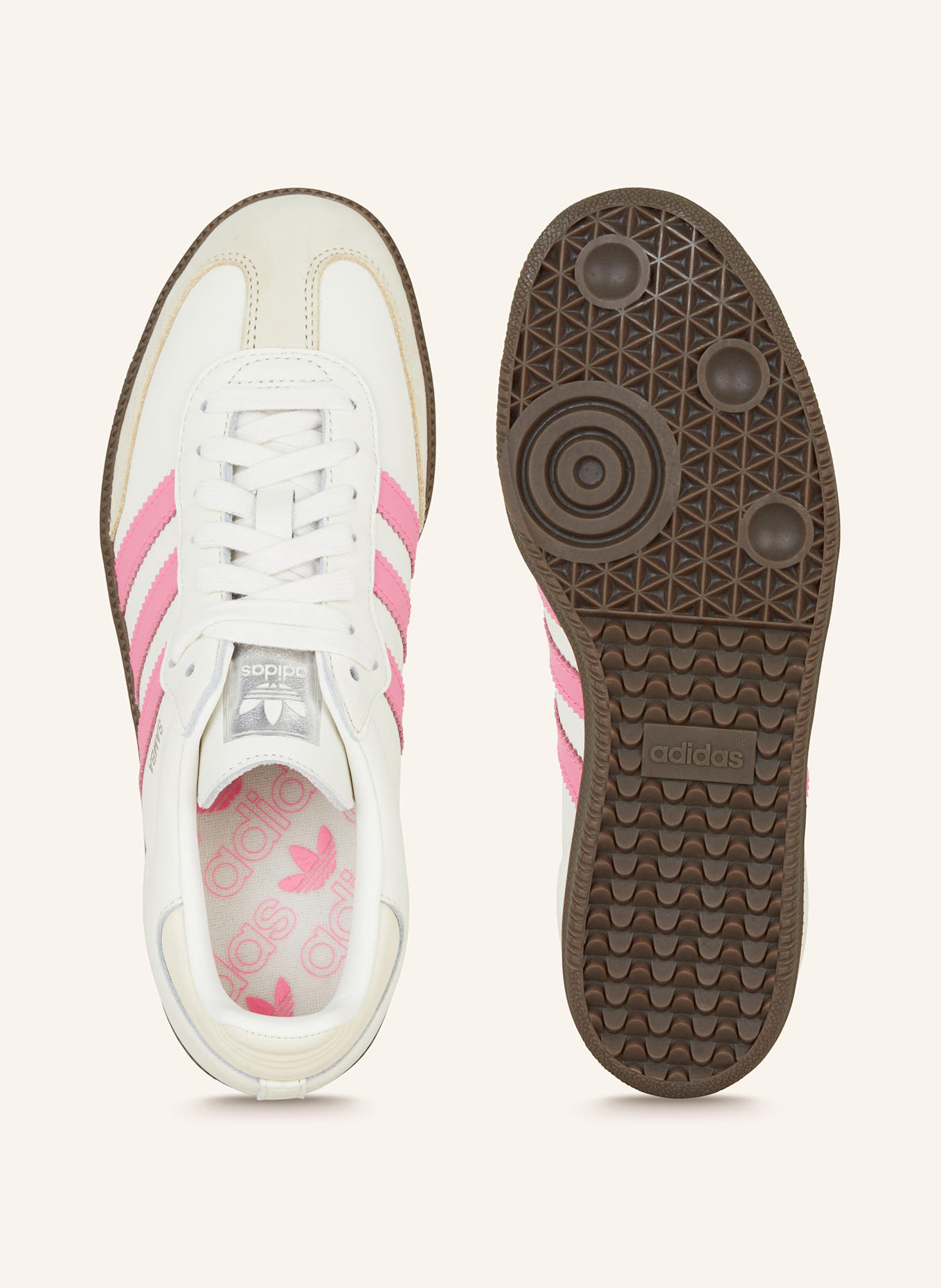 adidas Originals Sneaker SAMBA OG W: ECRU / CREME / ROSA