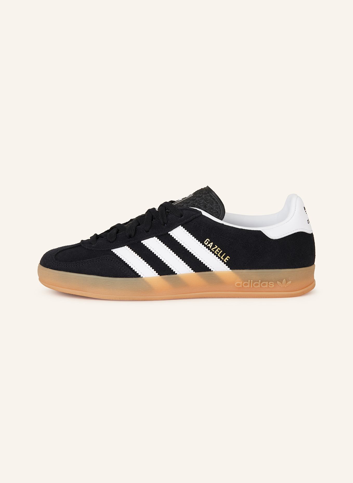 adidas Originals Sneaker GAZELLE INDOOR, Farbe: SCHWARZ/ WEISS (Bild 4)