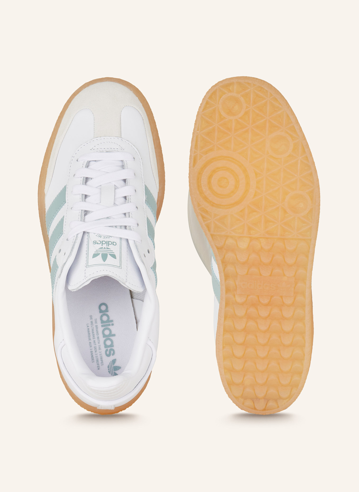 adidas Originals Sneaker SAMBAE in weiss mint ecru