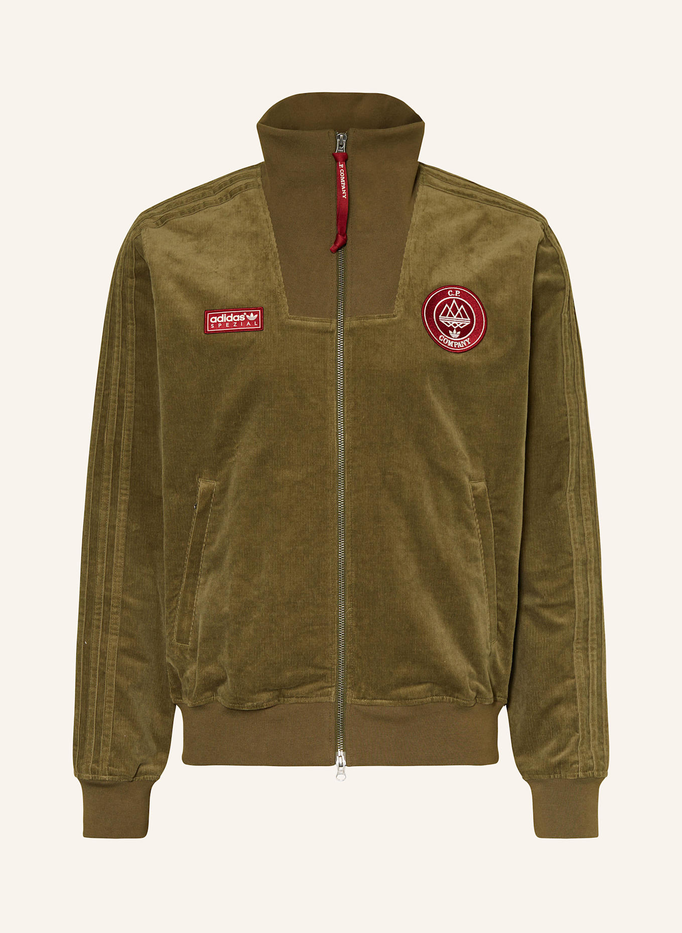 adidas Originals Corduroy bomber jacket CP SPZL SETTEND in olive