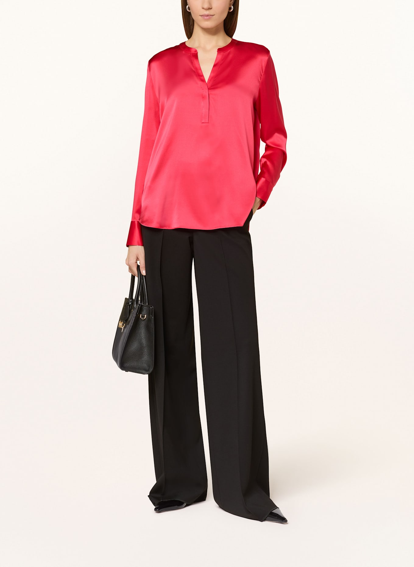 HERZEN'S ANGELEGENHEIT Silk tunic, Color: RED (Image 2)
